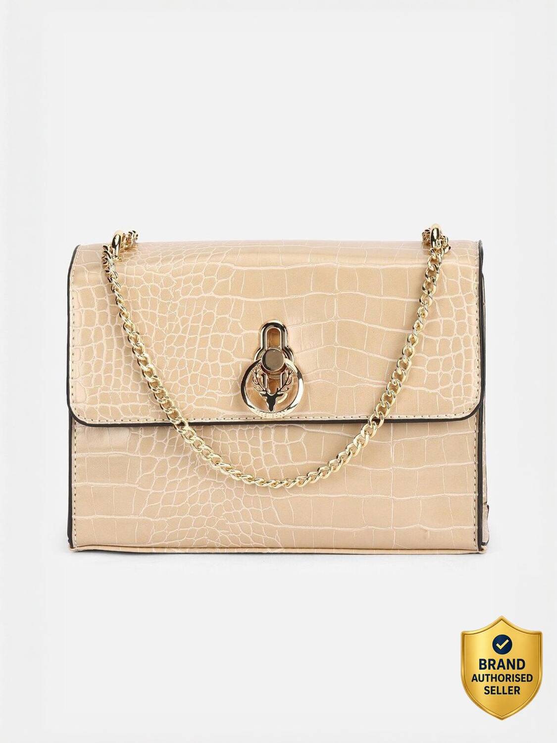 Allen Solly Beige Sling Bag AHBGFRGBS00257