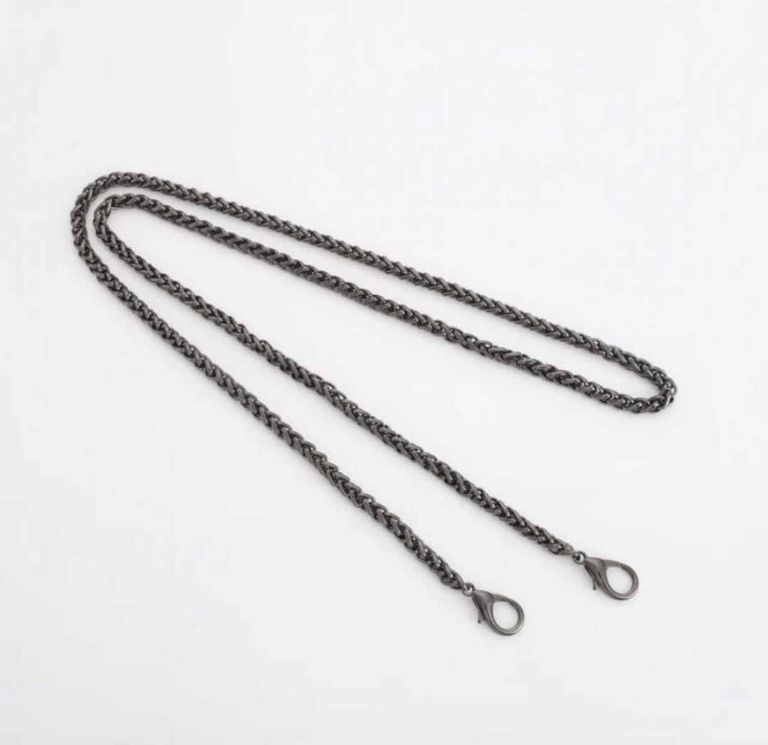 BAGIN ENTERPRISE Black Sling Bag WomenMetal Chain Purse Replacement Black Chain
