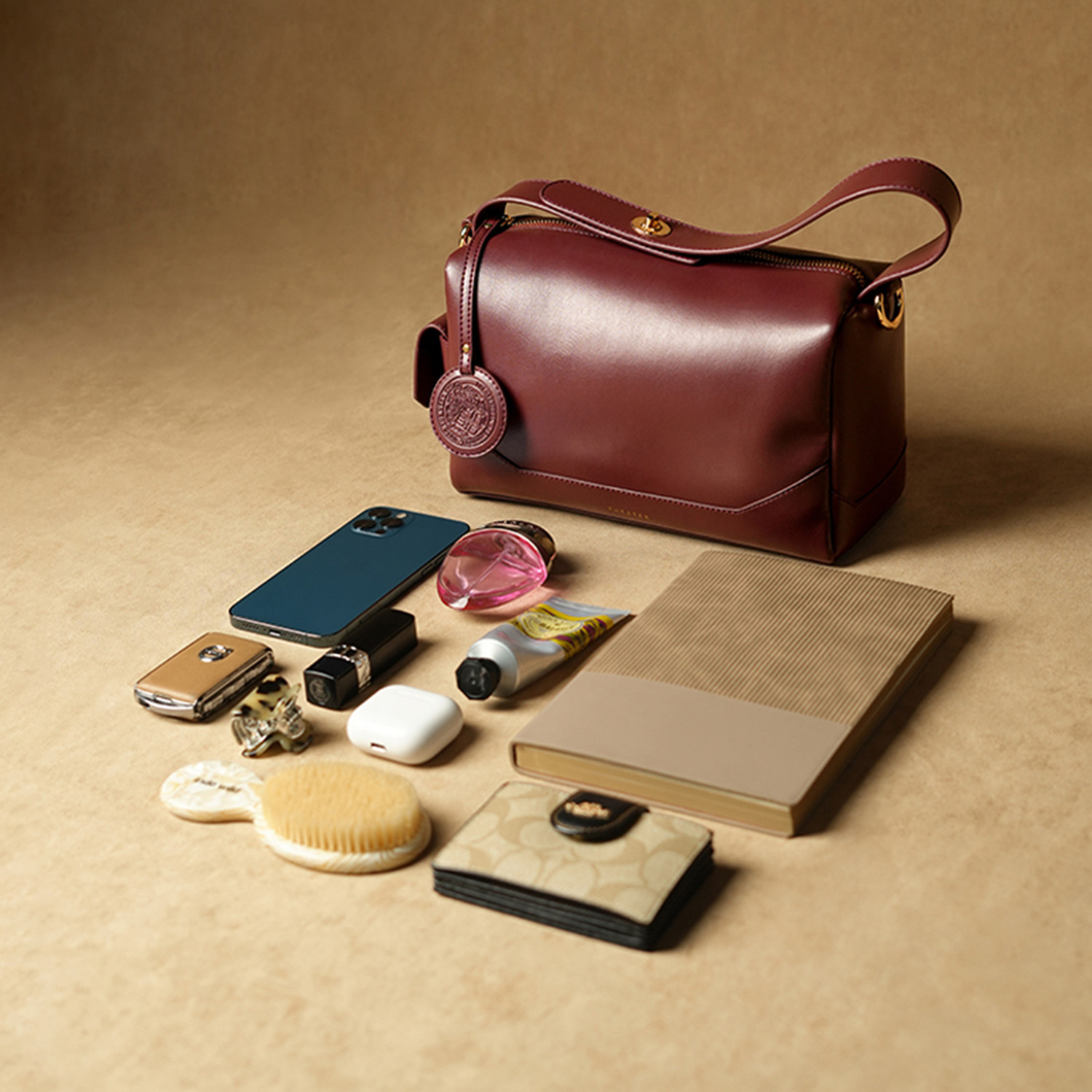 Image of Theater Maroon Sling Bag Bonbon Cherry Women Sling Handbag