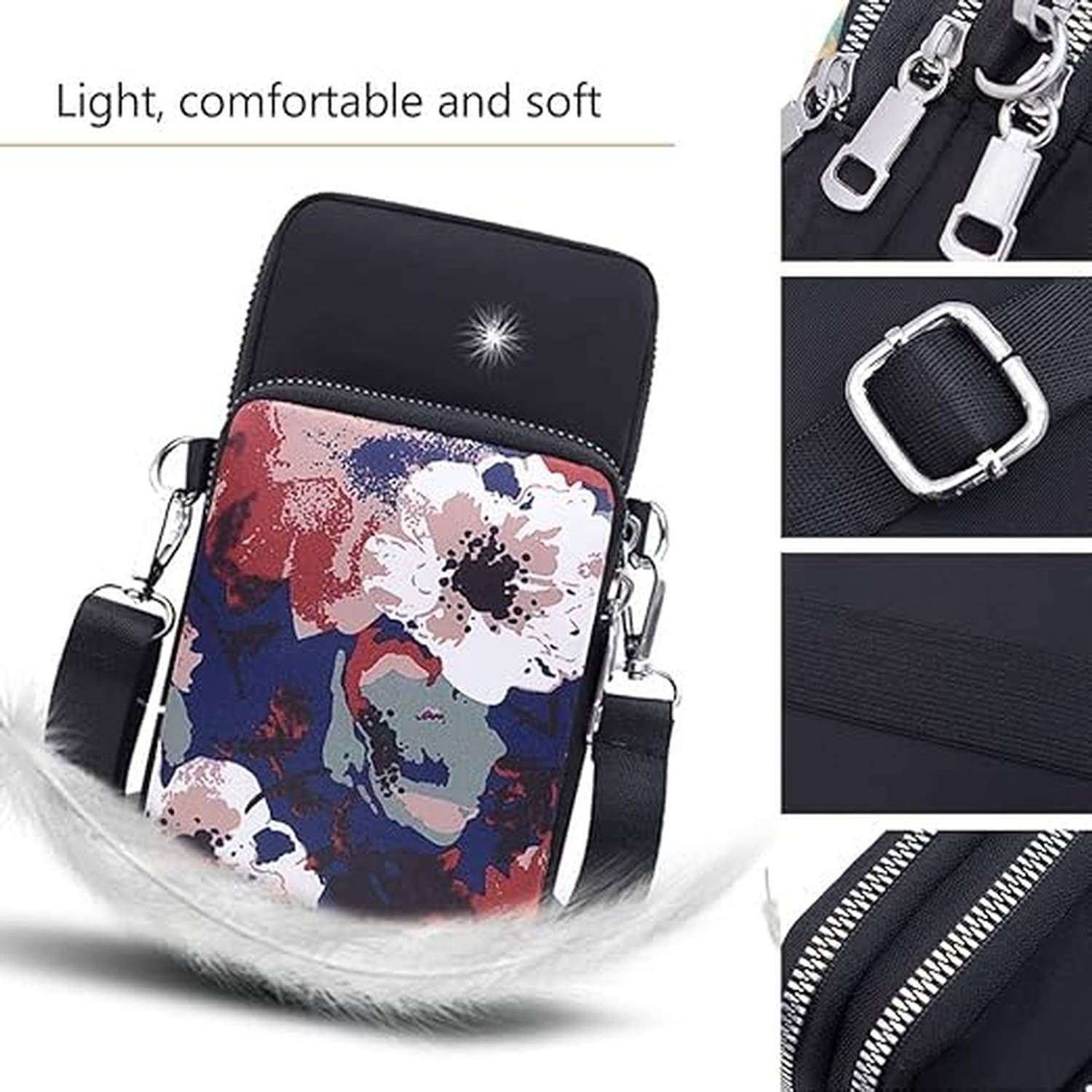 JI ACCESSORIES Multicolor Shoulder Bag SHOULDER MOBILE BAG FOR