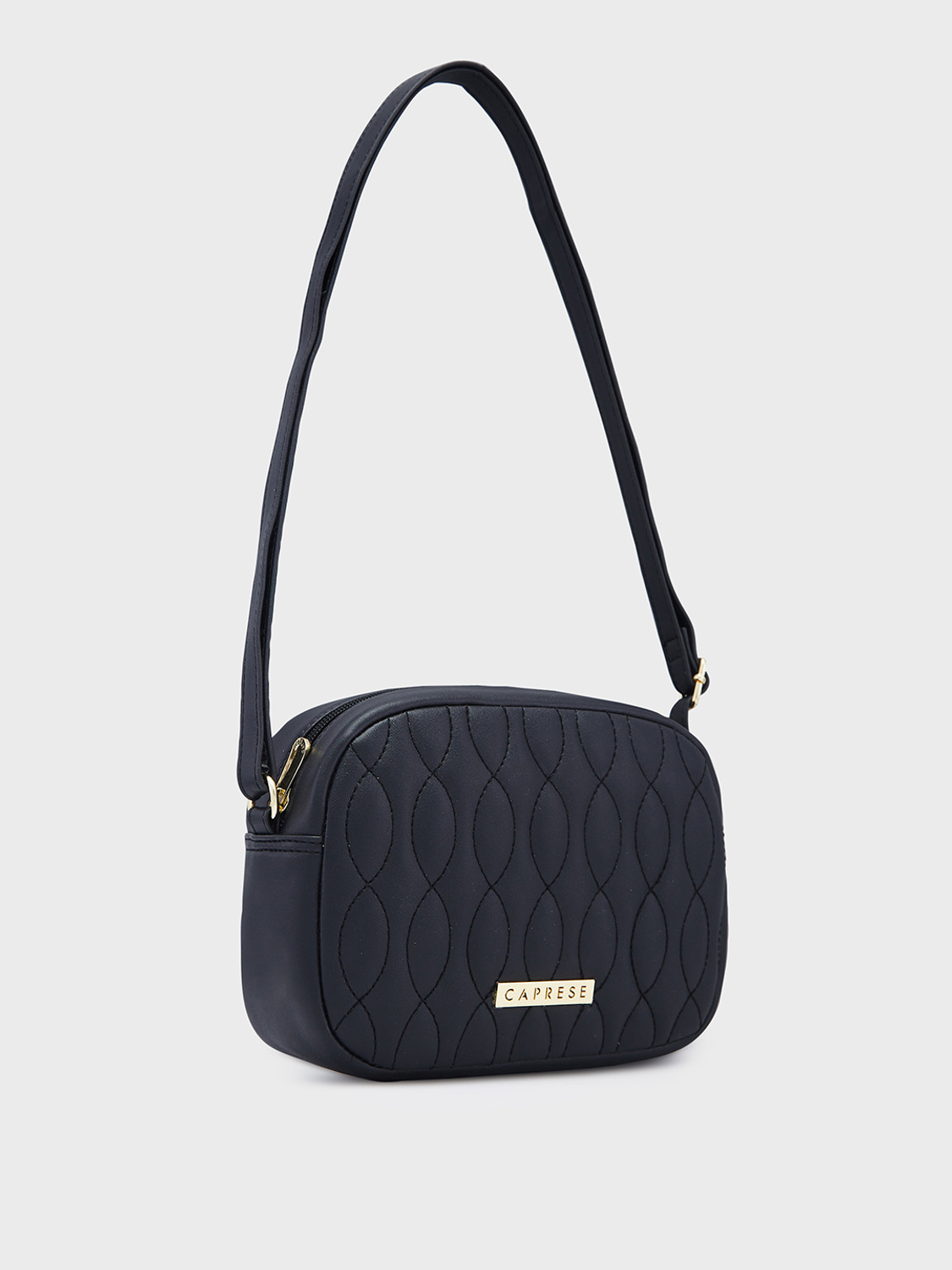 Image of Caprese Black Sling Bag Mubi Sling Small Black