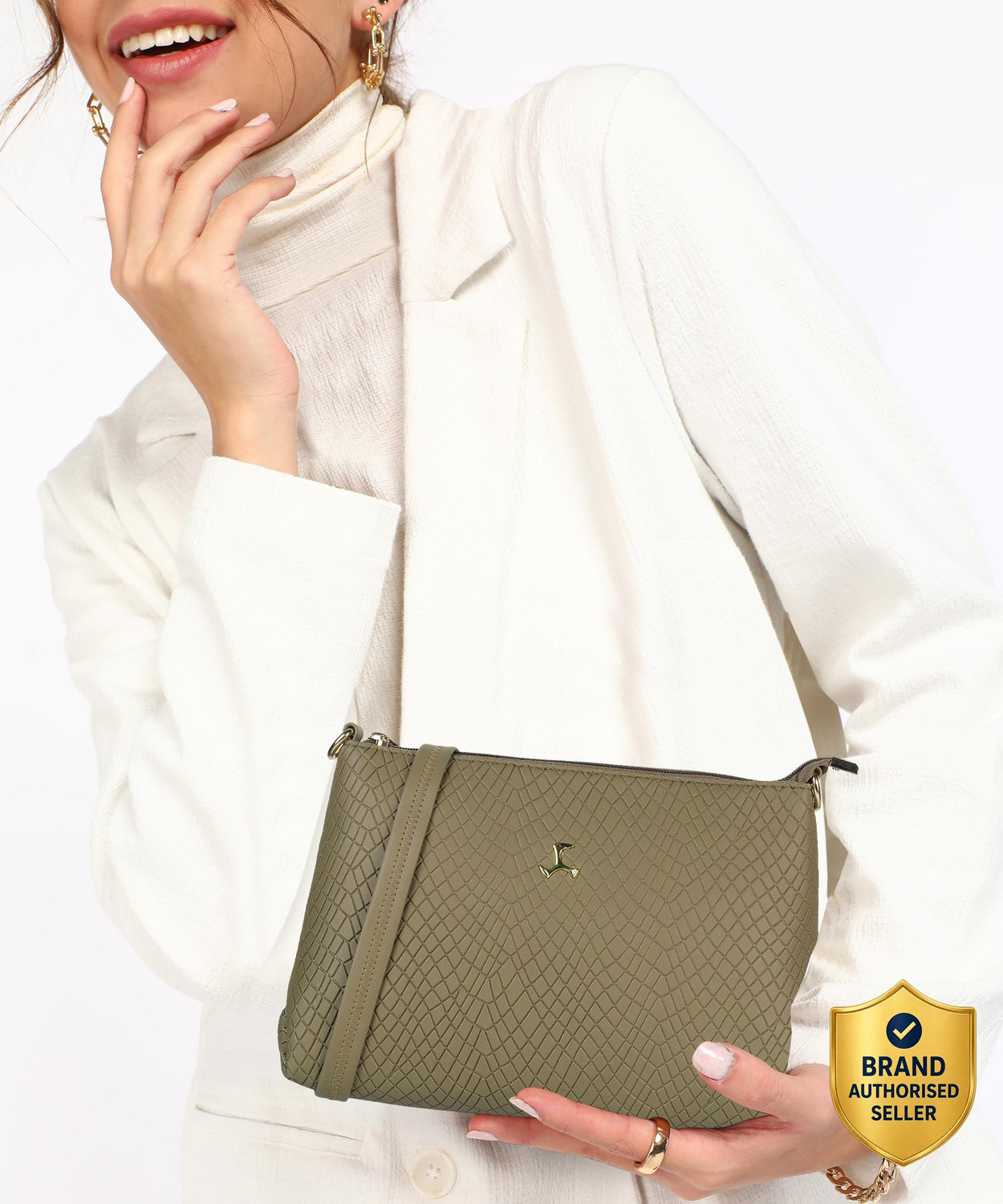 MOCHI Khaki Sling Bag 66-7751-Khaki
