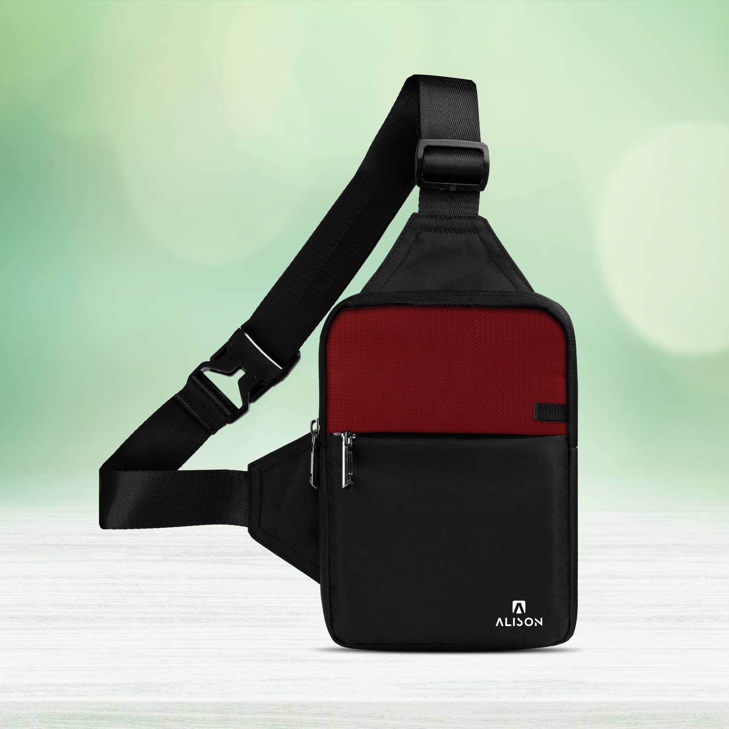 Alison Red Shoulder Bag Premium Quality Crossbody Chest Bag Sling Bag