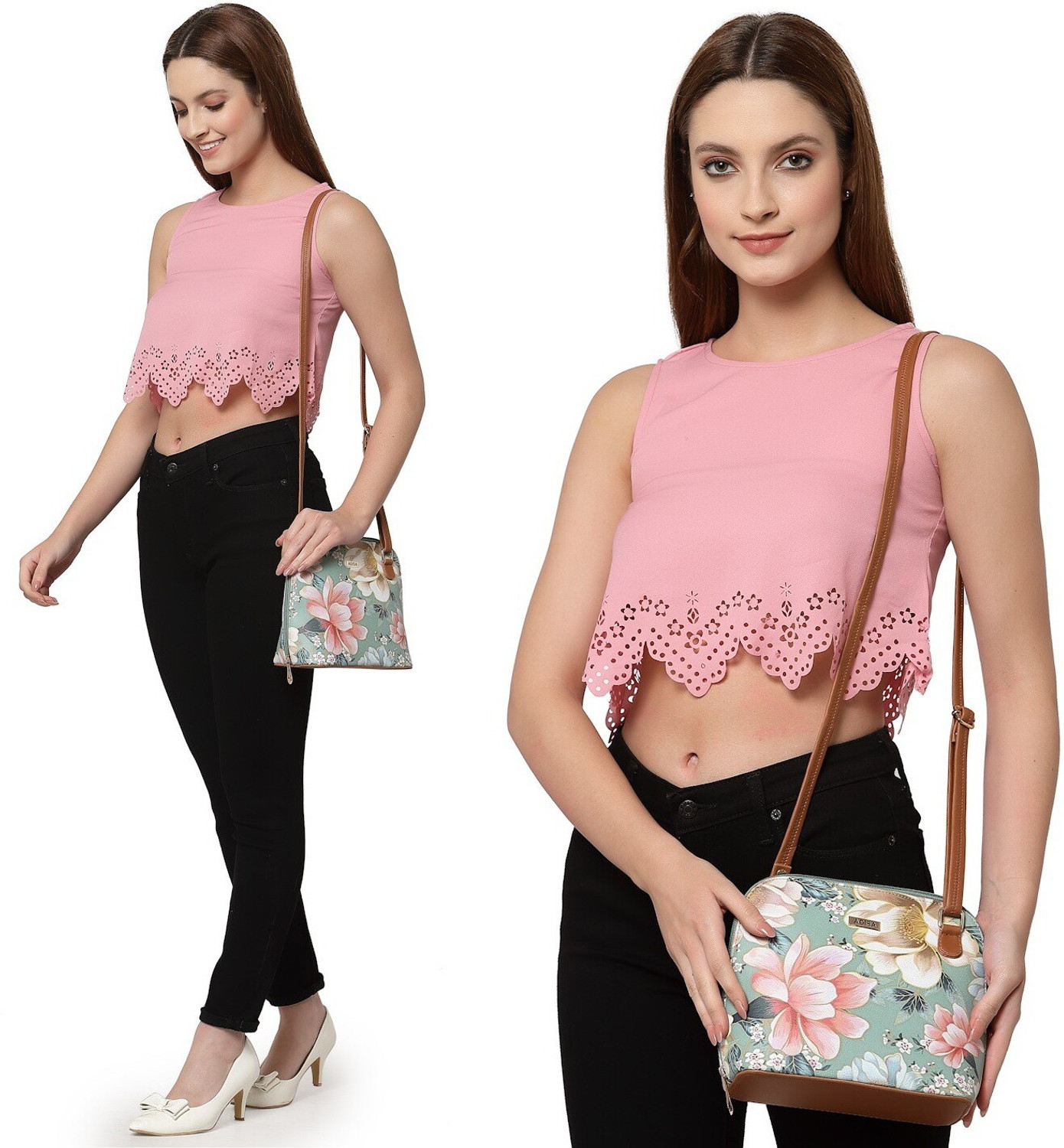 Image of ADISA Green Sling Bag SL6003-GRN