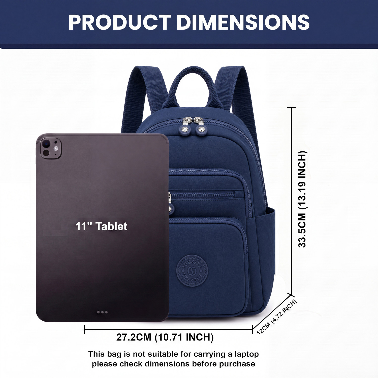Image of TS WITH TECHSUN Stylish Backpack for Women & Girls Multipocket Daypack for Travel, Office, Work 10.3 L Backpack