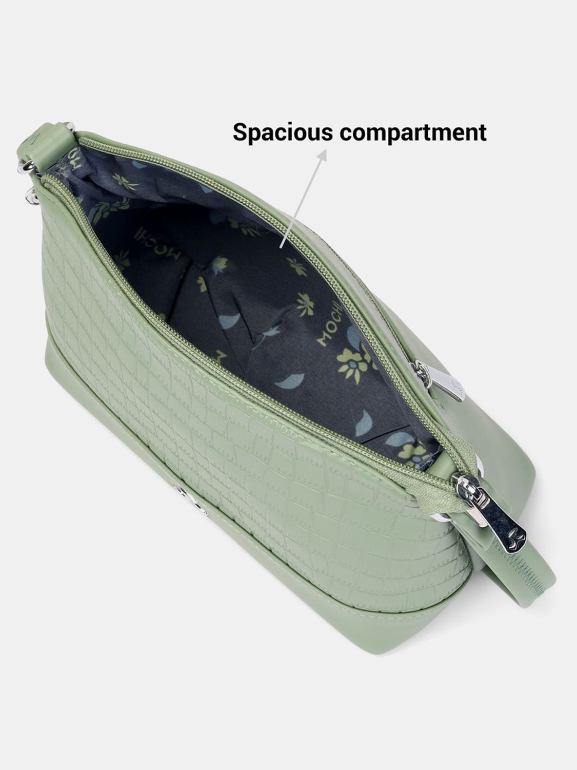 Image of MOCHI Green Sling Bag 66-778