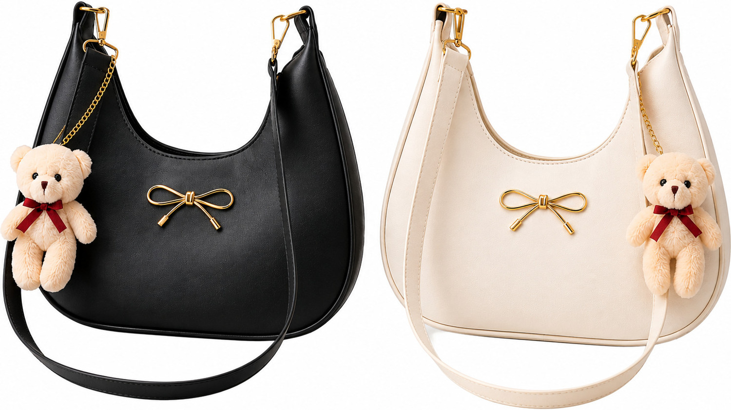 Image of Feetglow Black, Beige Sling Bag COMBO SLING BAG FOR WOMENS