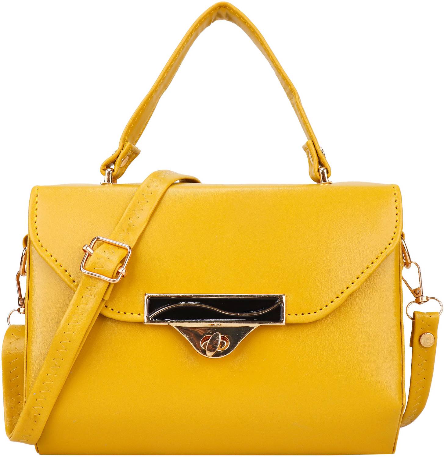 ALIZA Women Yellow Messenger Bag