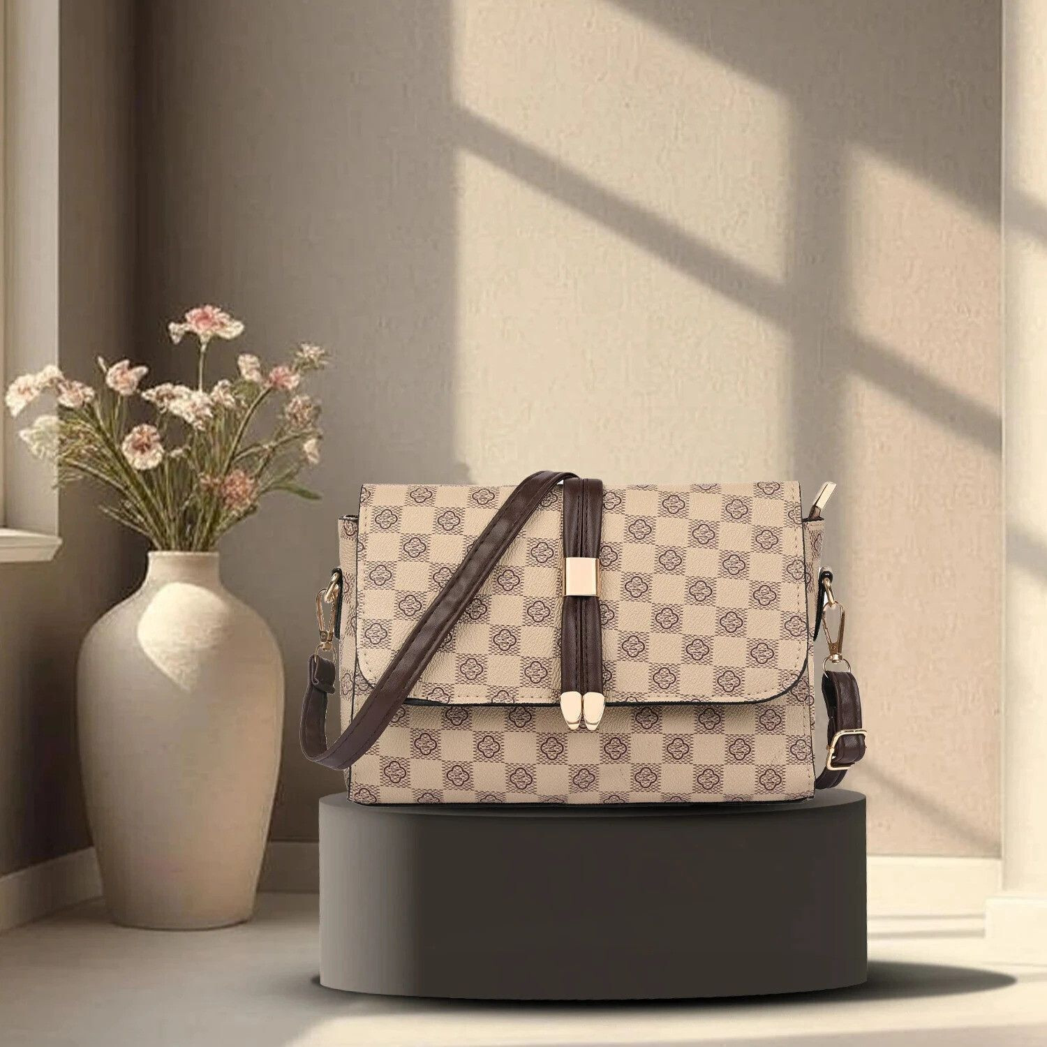 Image of Sageware Clear Sling Bag Sling Bag|Crossbody Shoulder Belt|Adjustable Shoulder Strap| Casual, &Party Wear