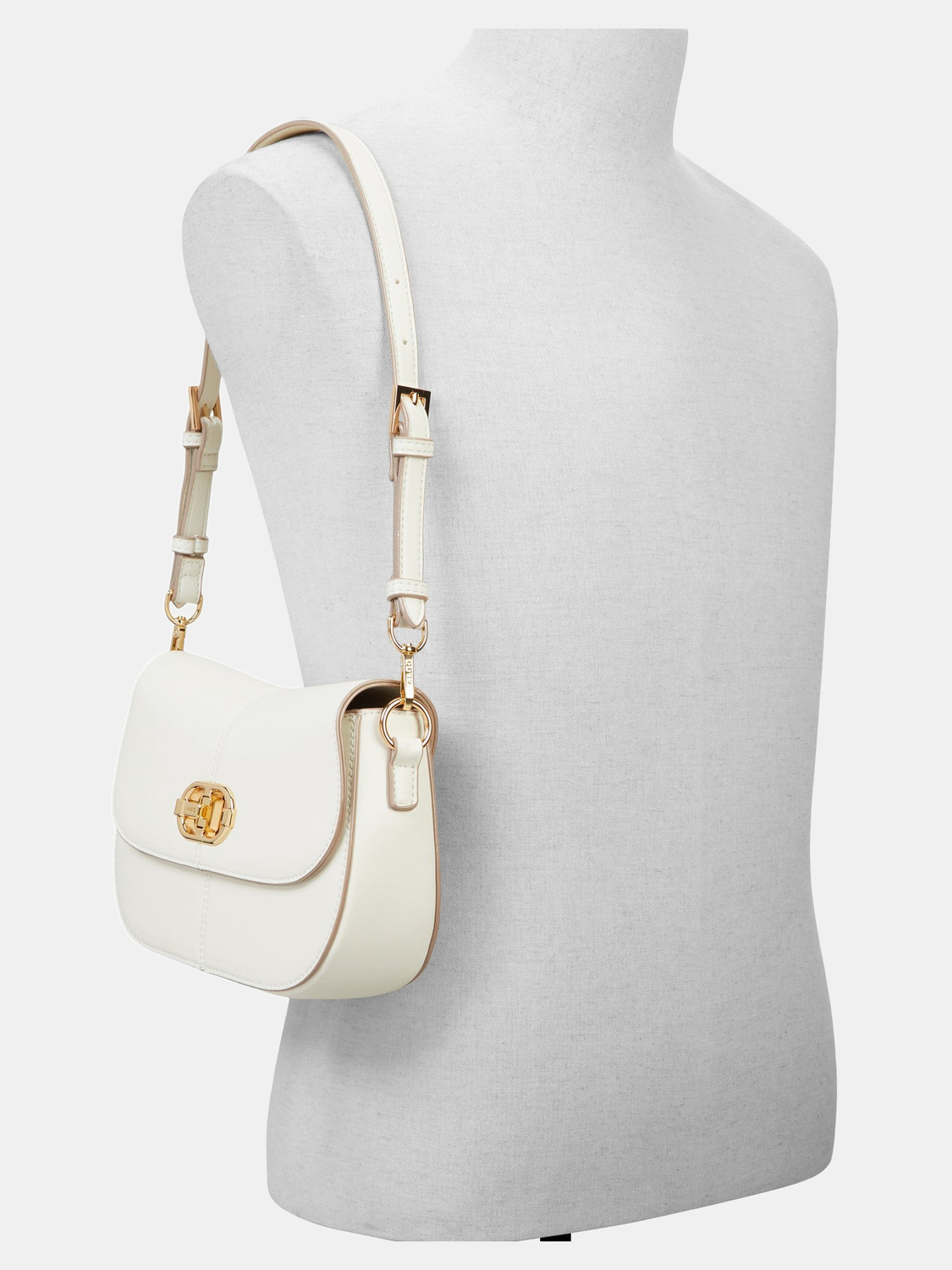 Image of ALDO White Shoulder Bag RUYANA