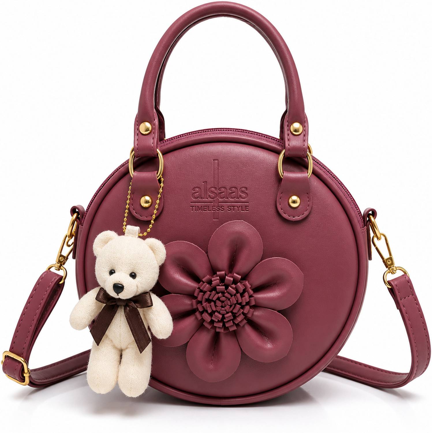 ALSAAS Pink Sling Bag Handbag for Women