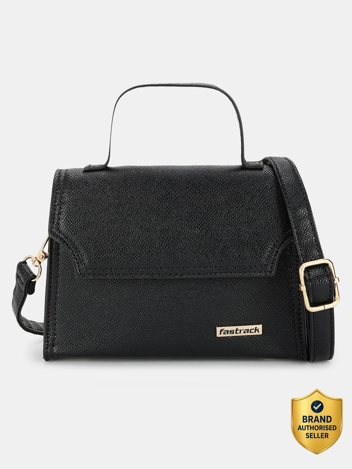 Image of Fastrack Black Sling Bag Solid