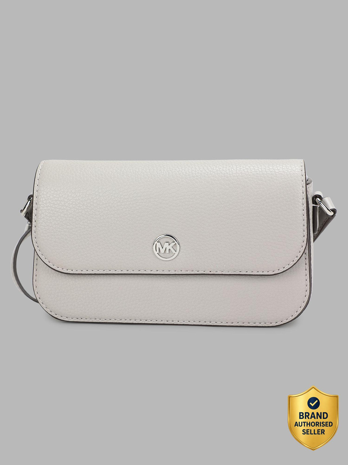 Image of MICHAEL KORS Grey Sling Bag 35F4STVC1L-PEARL GREY