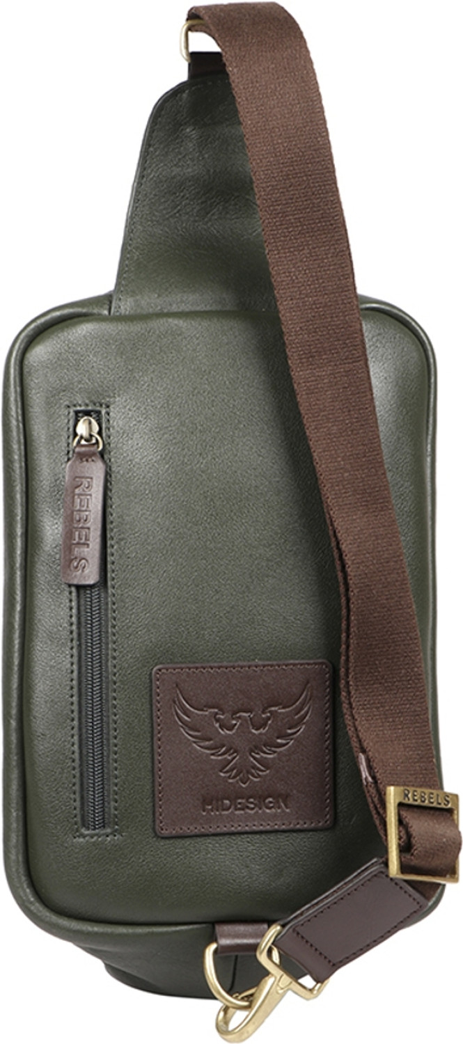 Image of HIDESIGN Green Shoulder Bag MANDELA 01