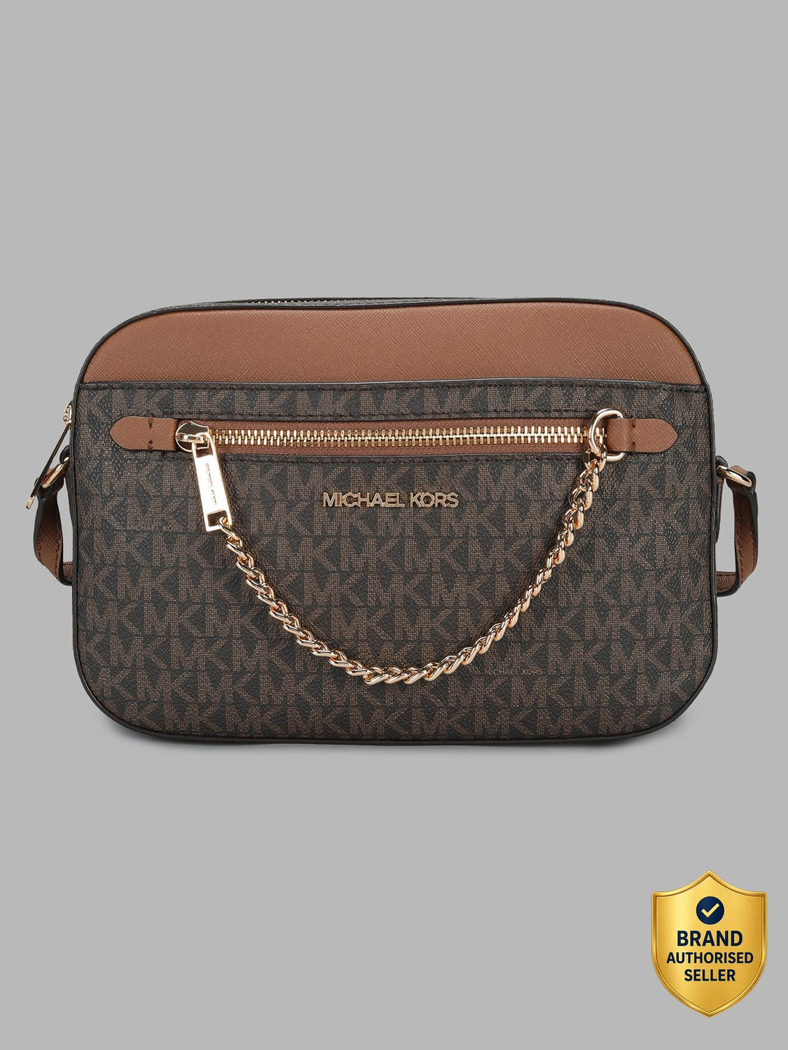 Image of MICHAEL KORS Brown Sling Bag 35S1GTTC9B-200