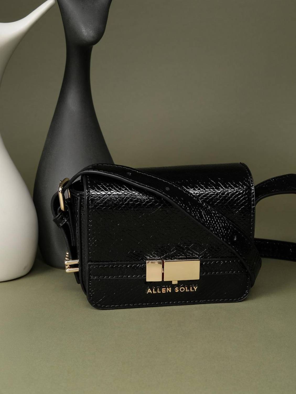 Allen Solly Black Sling Bag NA