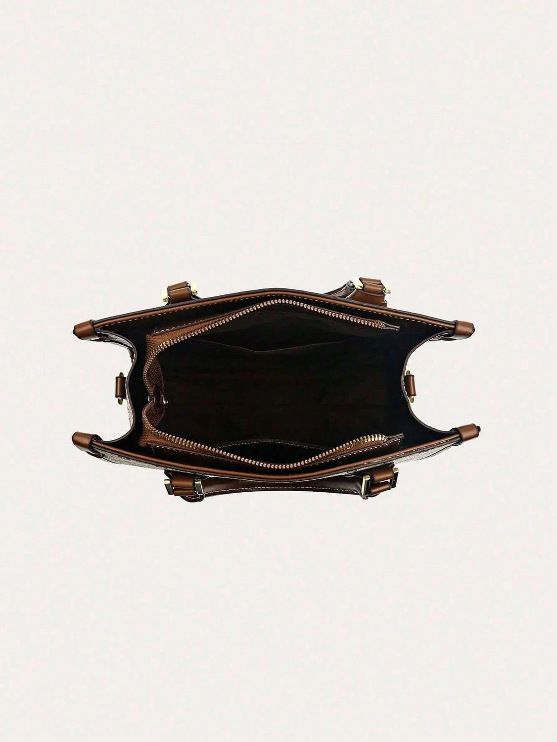 Image of LIZIQI Beige Sling Bag Elegant PU Leather Tablets Bag - Stylish & Durable.