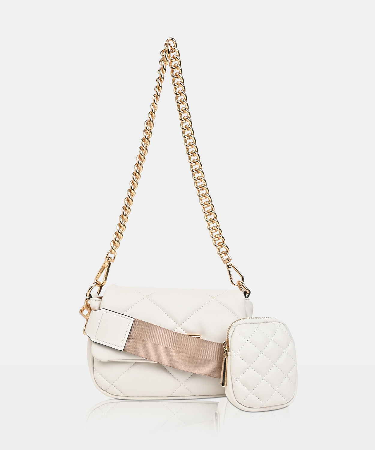 Image of ALDO White Sling Bag MININORIEE110
