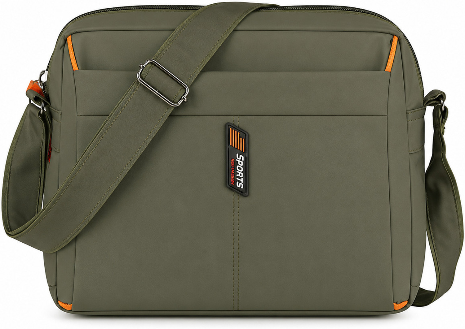 Image of SkyDuck Green Sling Bag Crossbody Messenger Sling Bag for Men & Women Water Resistant Travel Office Bag