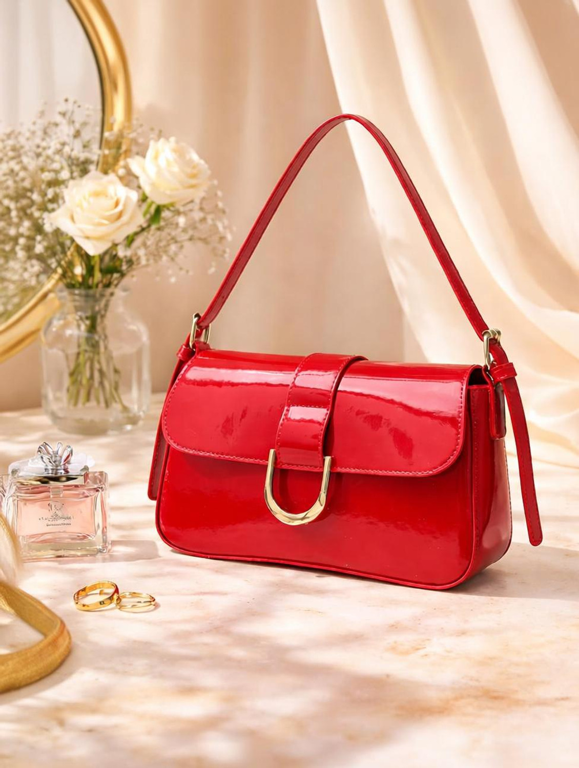 Diva Dale Red Sling Bag Stylish Trendy Premium Valentine Red Shoulder Crossbody