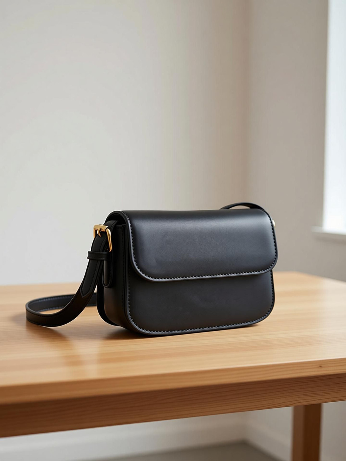 Image of LIZIQI Black Sling Bag Maroon Women Ladies side | women hand