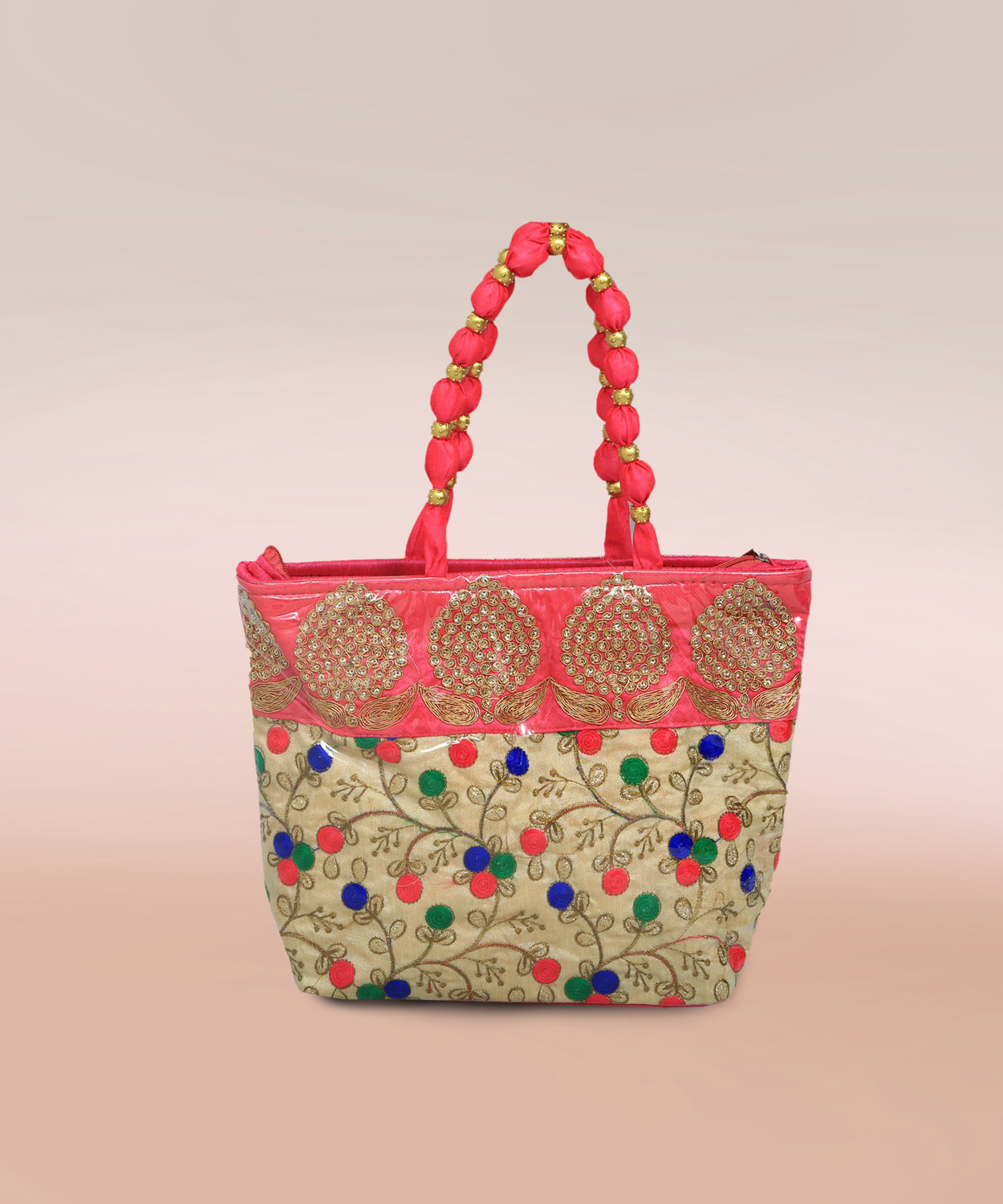 Image of KUBER INDUSTRIES Multicolor Sling Bag Women Stylish Handbag Fully Laminated (Traditional Design)