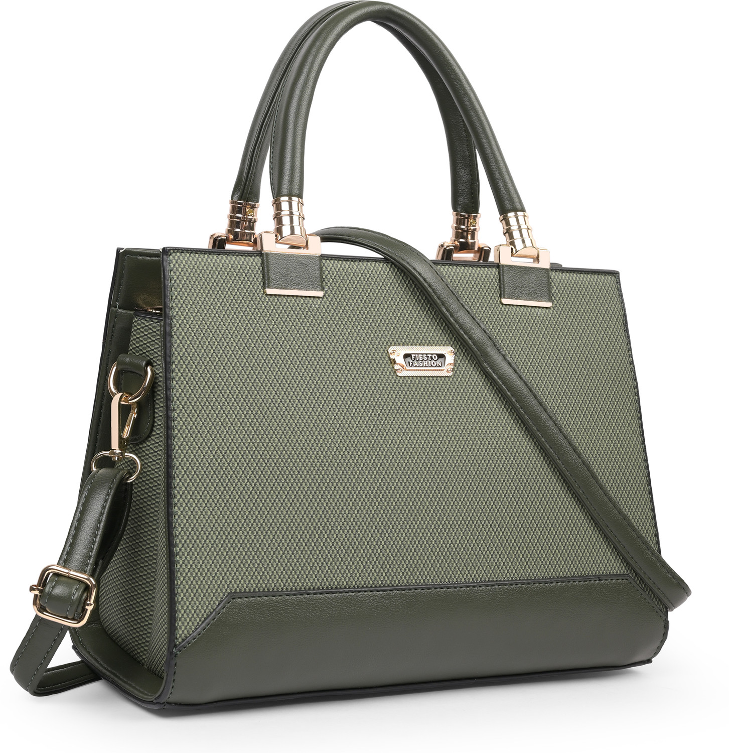 Image of Fiesto fashion Green Hand-held Bag For women and Girls