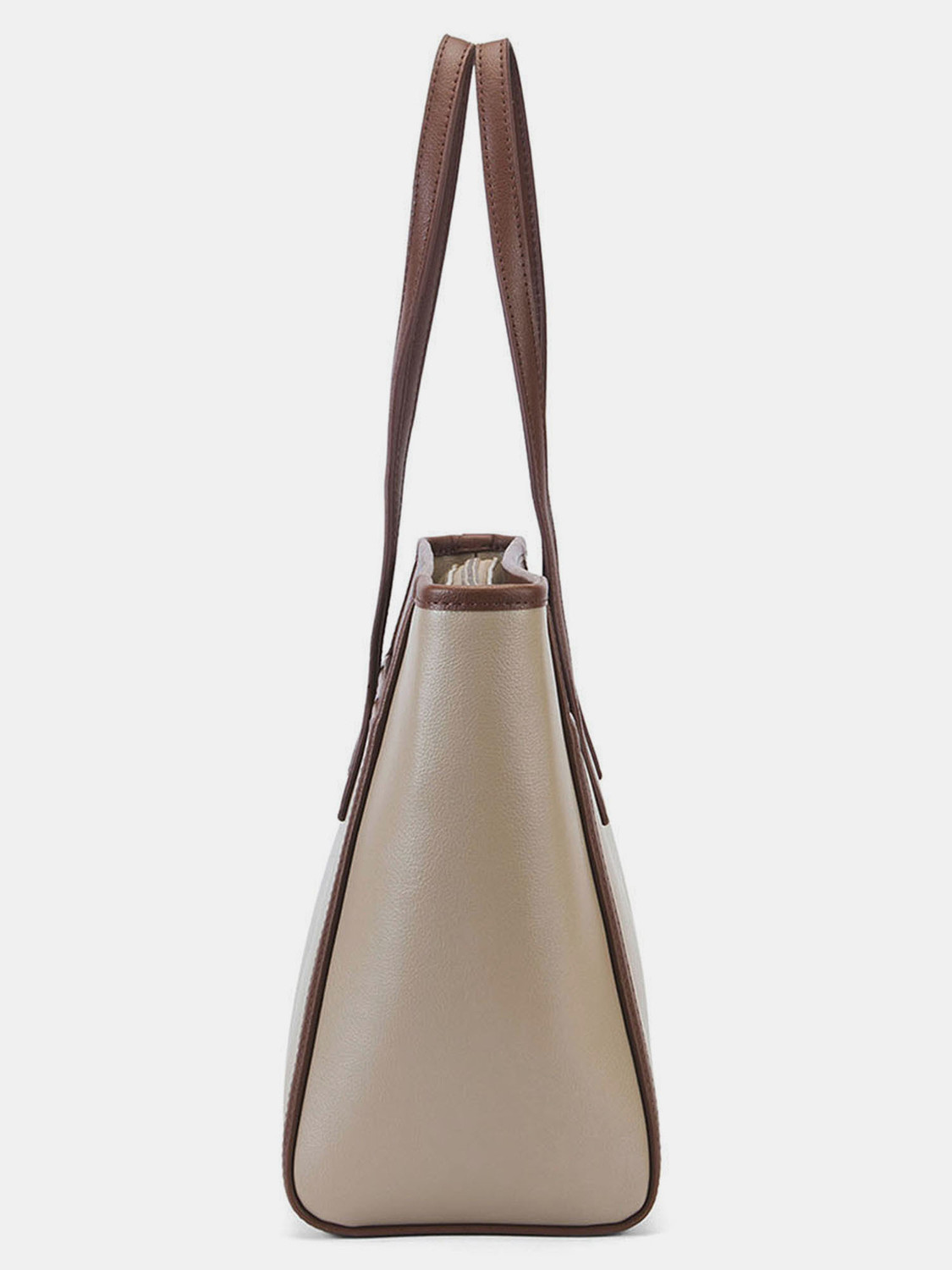 Image of LINO PERROS Beige Tote Beige Tote Bag