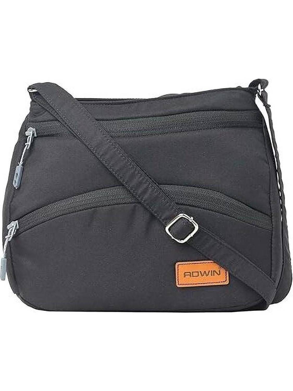 ADWIN Black Sling Bag SB_007_BLACK