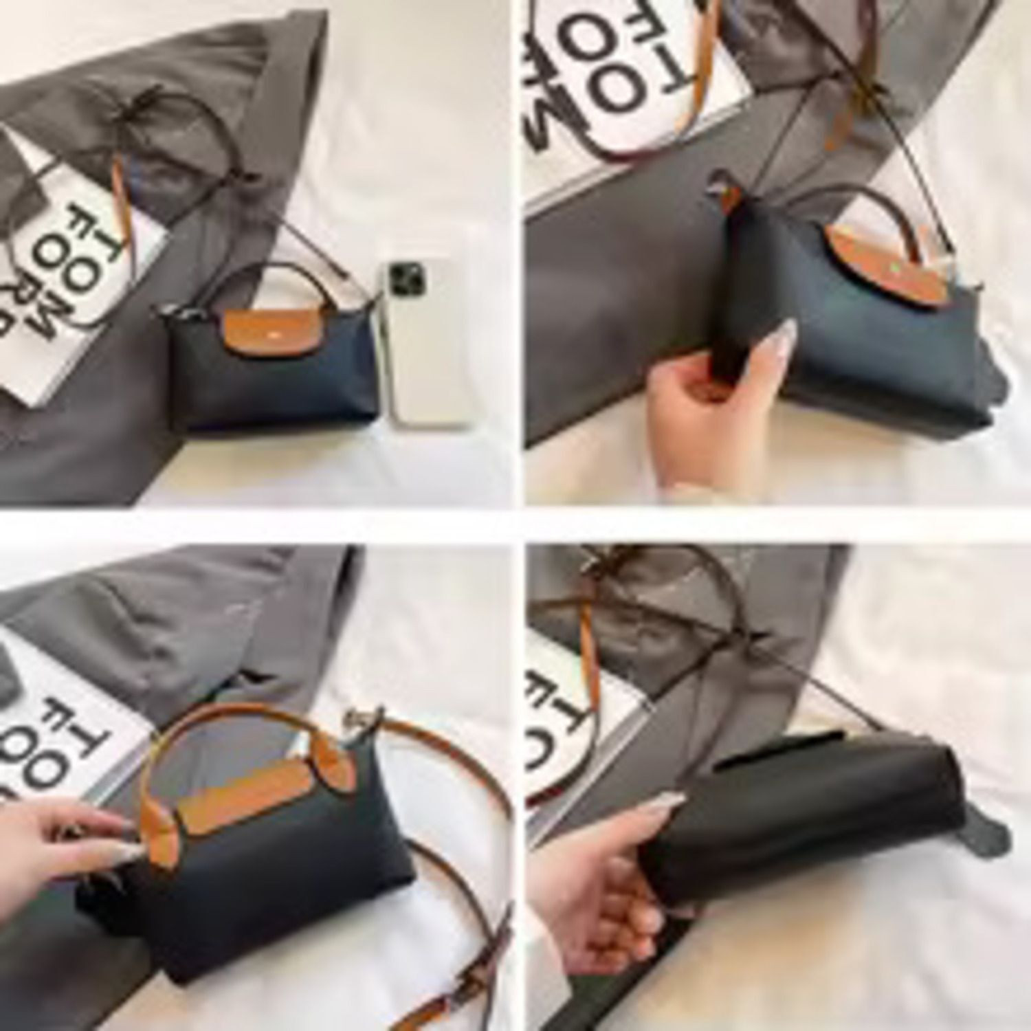 Image of accomade Black Sling Bag Women's Pu- Leather Crossbody Wing Bag - Casual, Fashionable, Lightweight