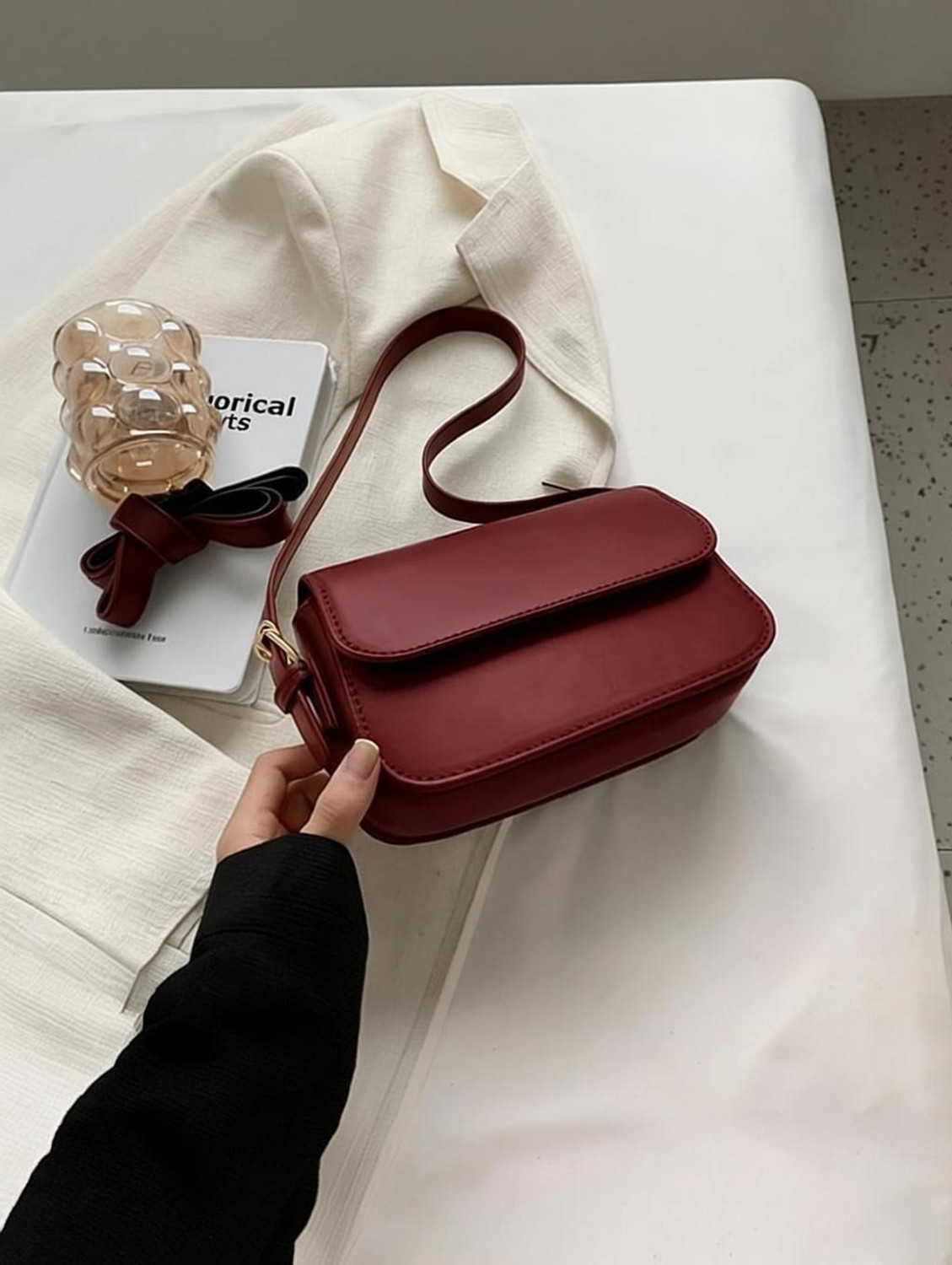 Image of Trendcollection Brown Sling Bag Trendy korean Sling Bags for women