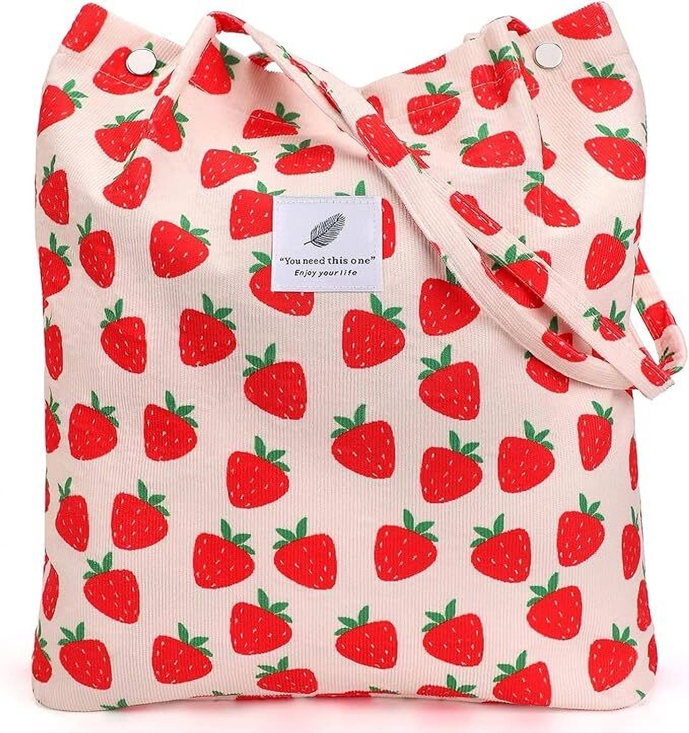 BROGBUS Red Tote Women and Man Hand bag Shoulder bag Classics Canvas Tote Bag
