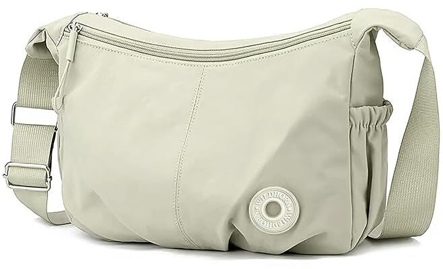 Image of WILDHORN White Sling Bag Nylon Lightweight Crossbody Shoulder Sling Bag for Women