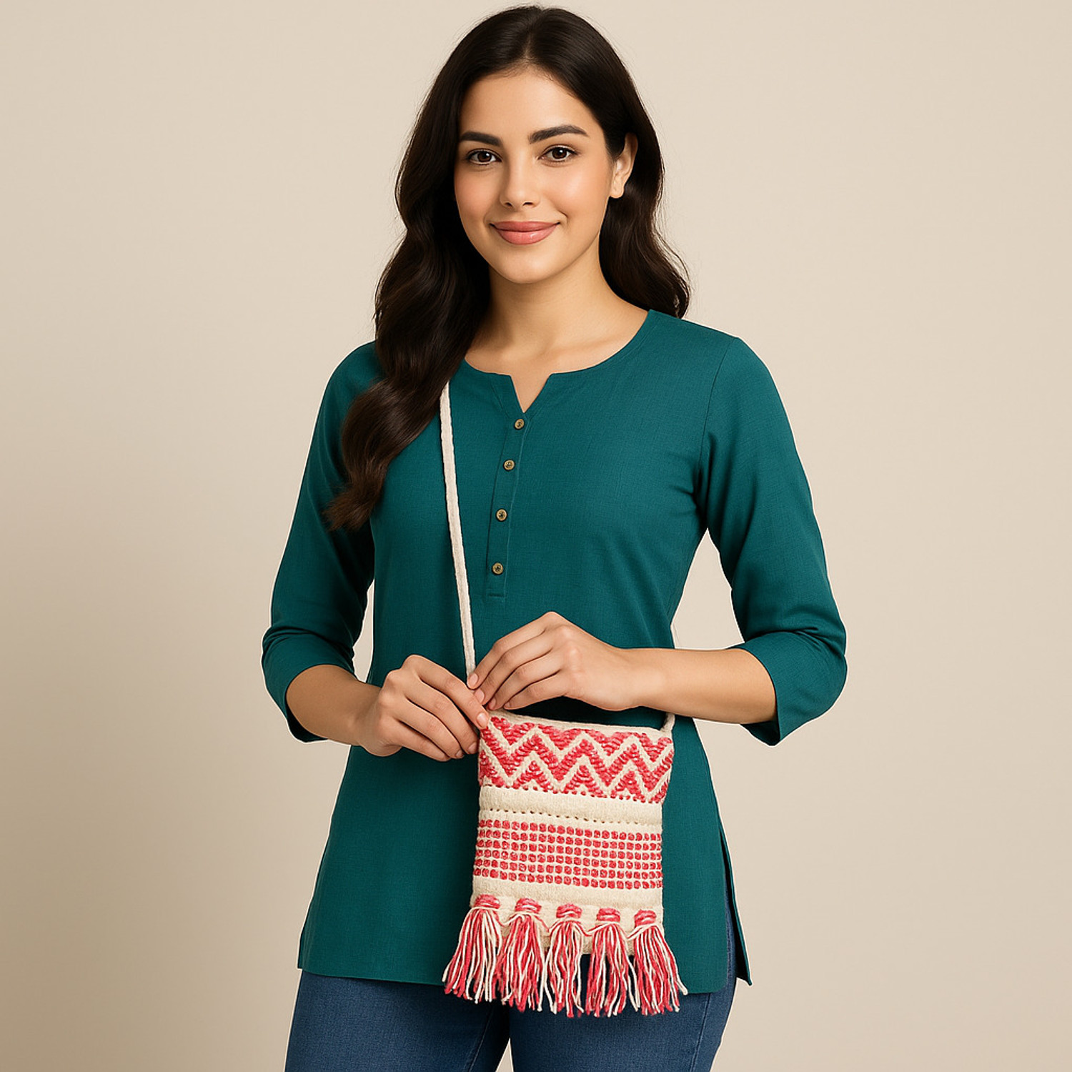 Image of Cult Factory Women Multicolor Hand-held Bag