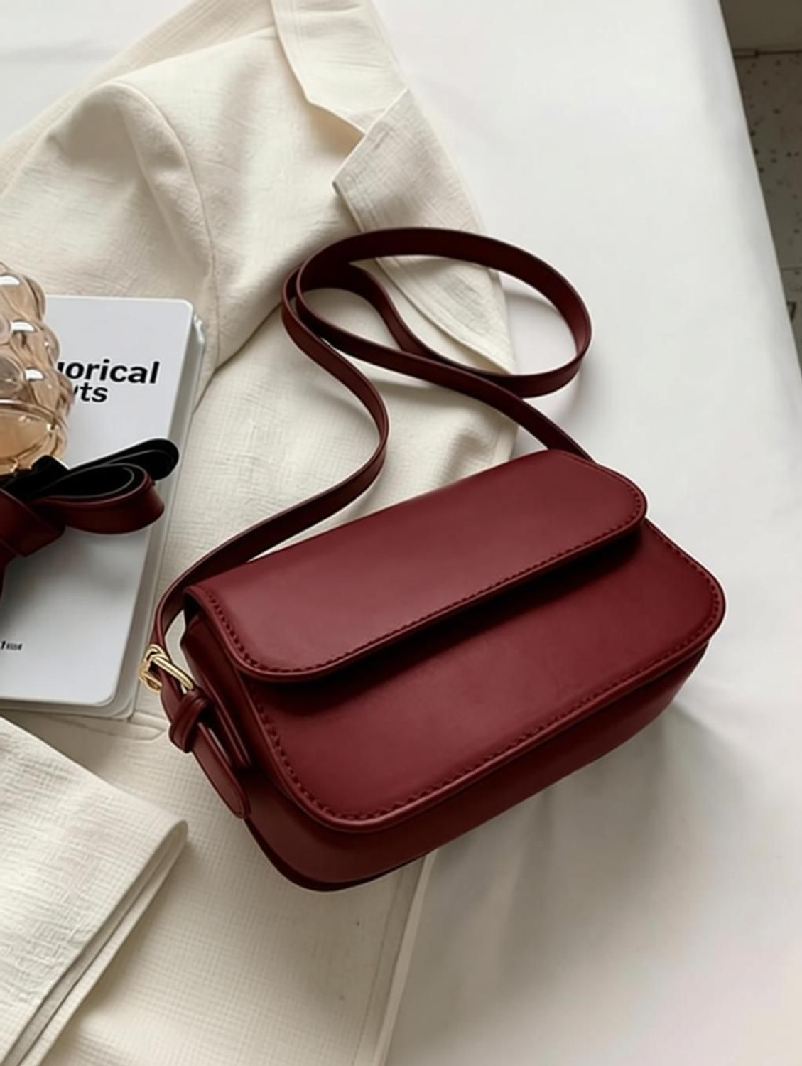 Image of Trendcollection Brown Sling Bag Trendy korean Sling Bags for women