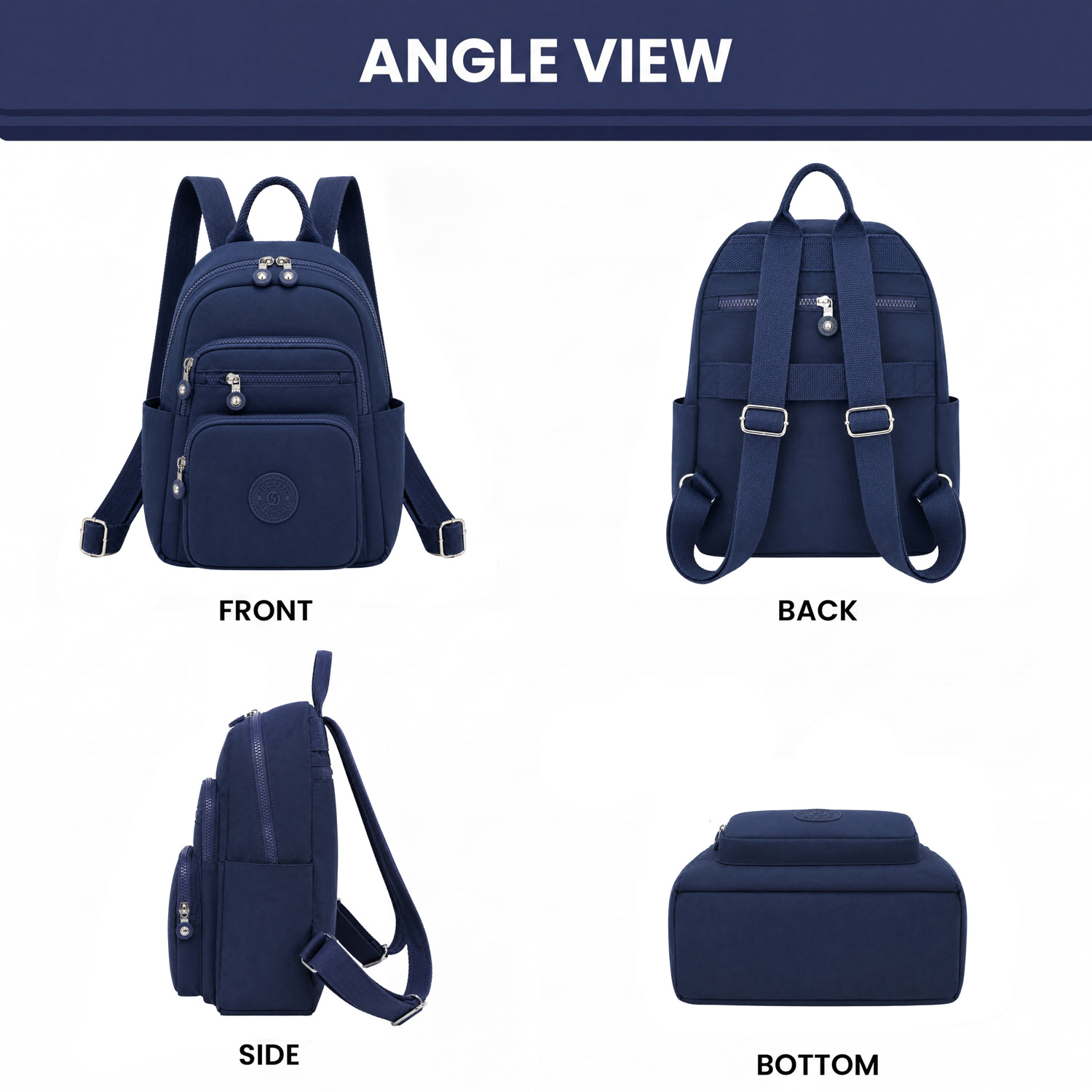 Image of TS WITH TECHSUN Stylish Backpack for Women & Girls Multipocket Daypack for Travel, Office, Work 10.3 L Backpack