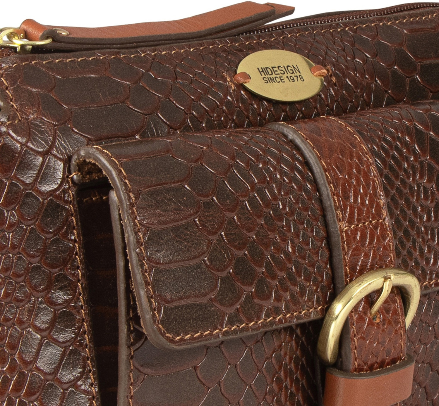 Image of HIDESIGN Tan Women Sling Bag SINCLAIR
