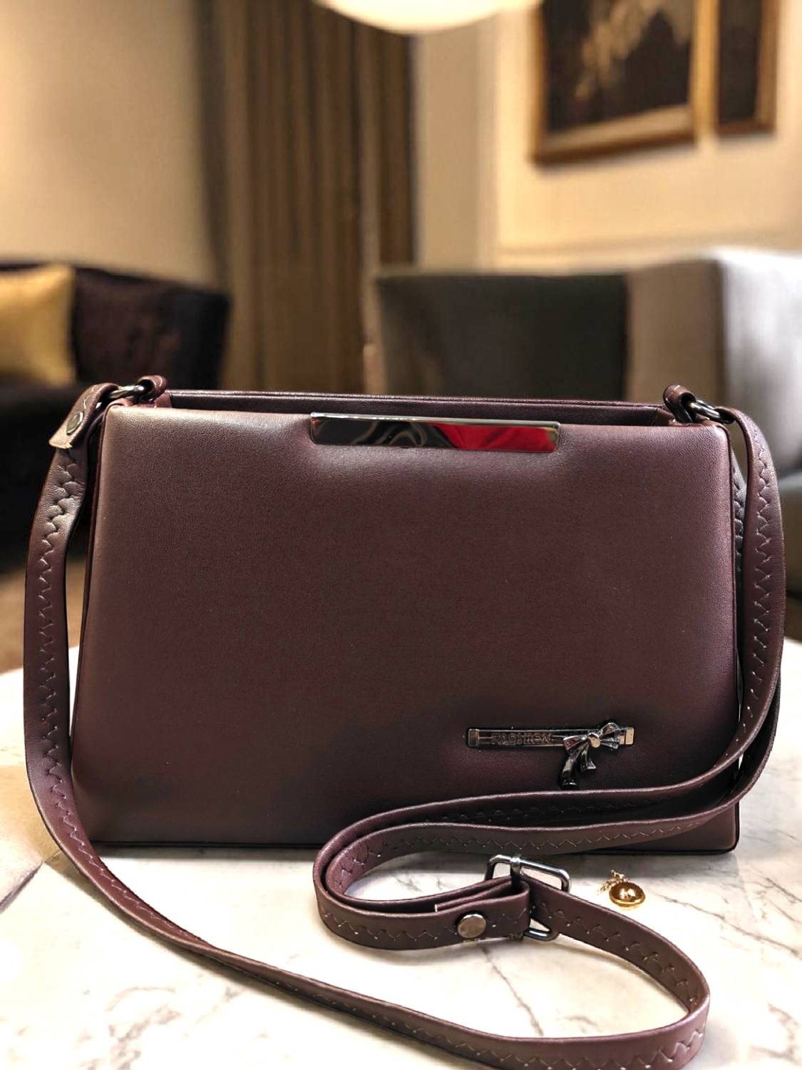 ANISHTRADERS Brown Sling Bag Women Stylish Sling Bag for Women Side Purse Crossbody Handbag