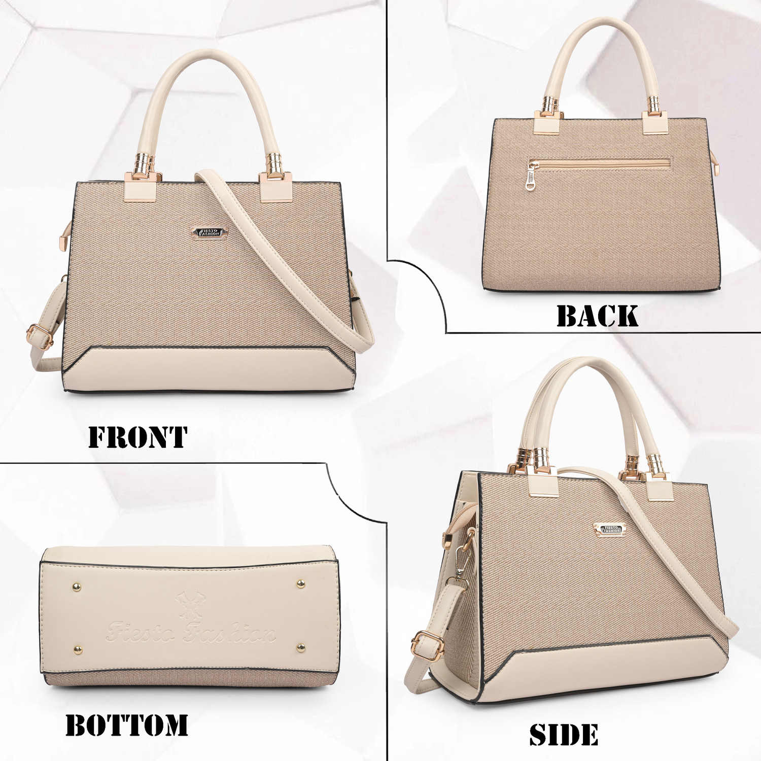 Image of Fiesto fashion Multicolor Hand-held Bag For women and Girls
