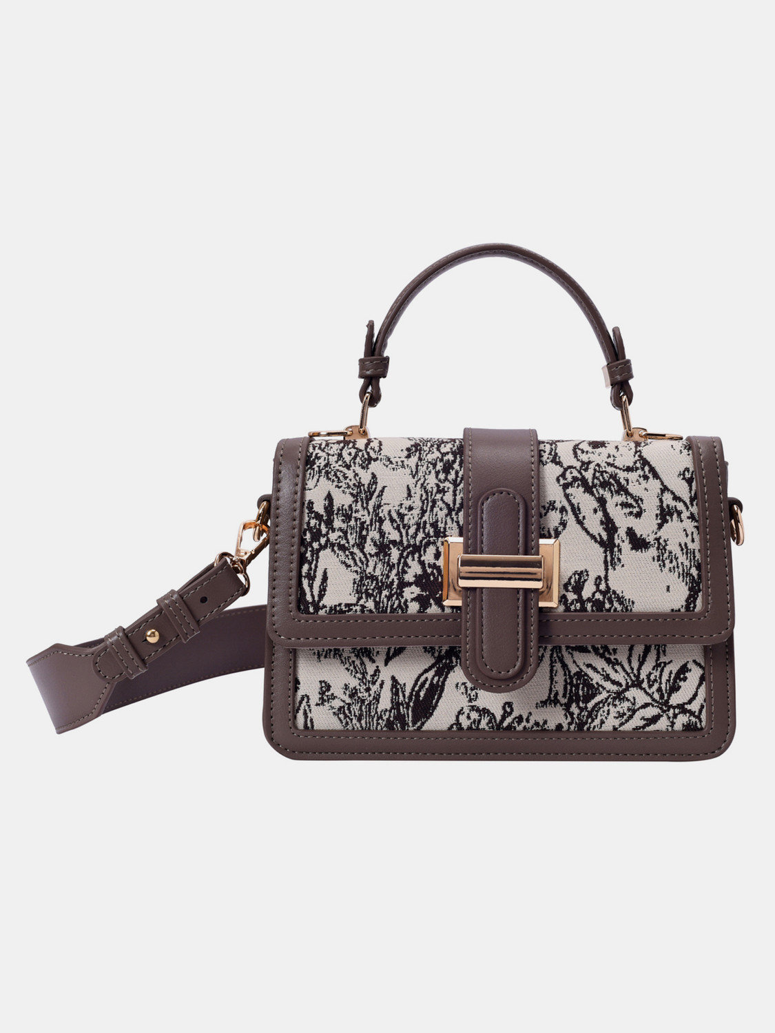 Image of LINO PERROS Brown Sling Bag Women Brown Satchel Bag