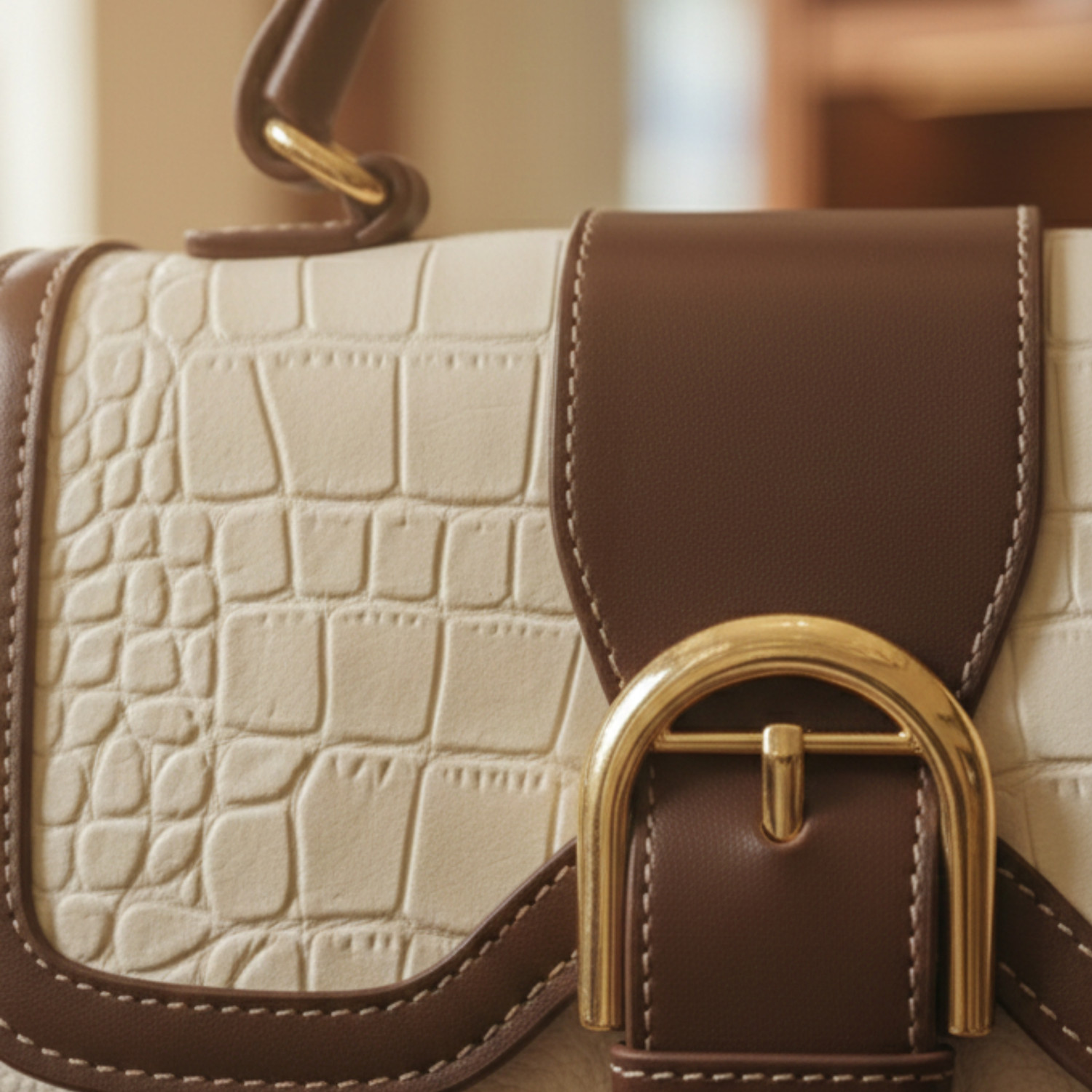 Image of Harnoor Enterprises White Sling Bag 803