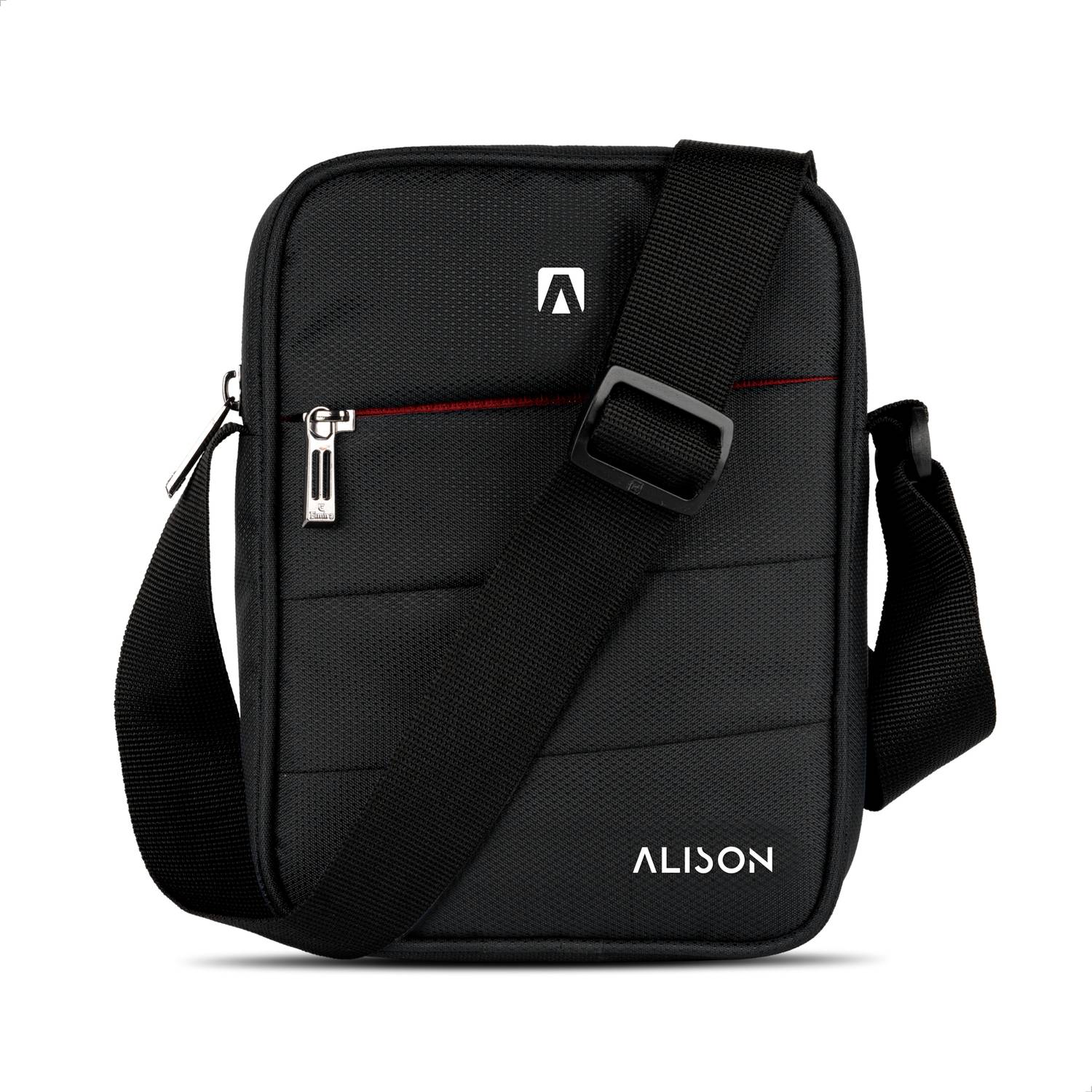 Alison Black Sling Bag Premium Edison Men Side Bag