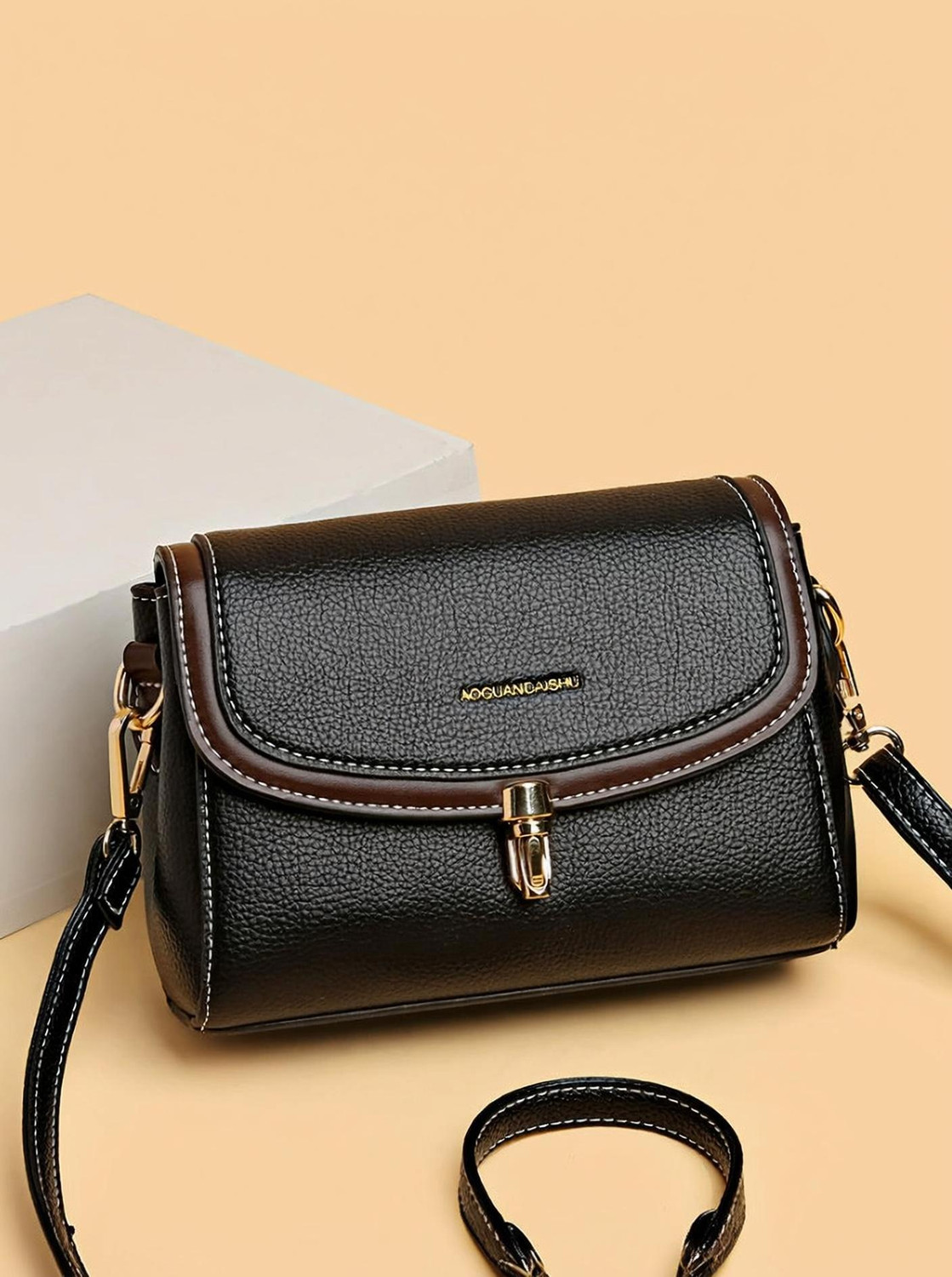 Image of Diva Dale Black Sling Bag Stylish Trendy Premium Party-Wear Casual
