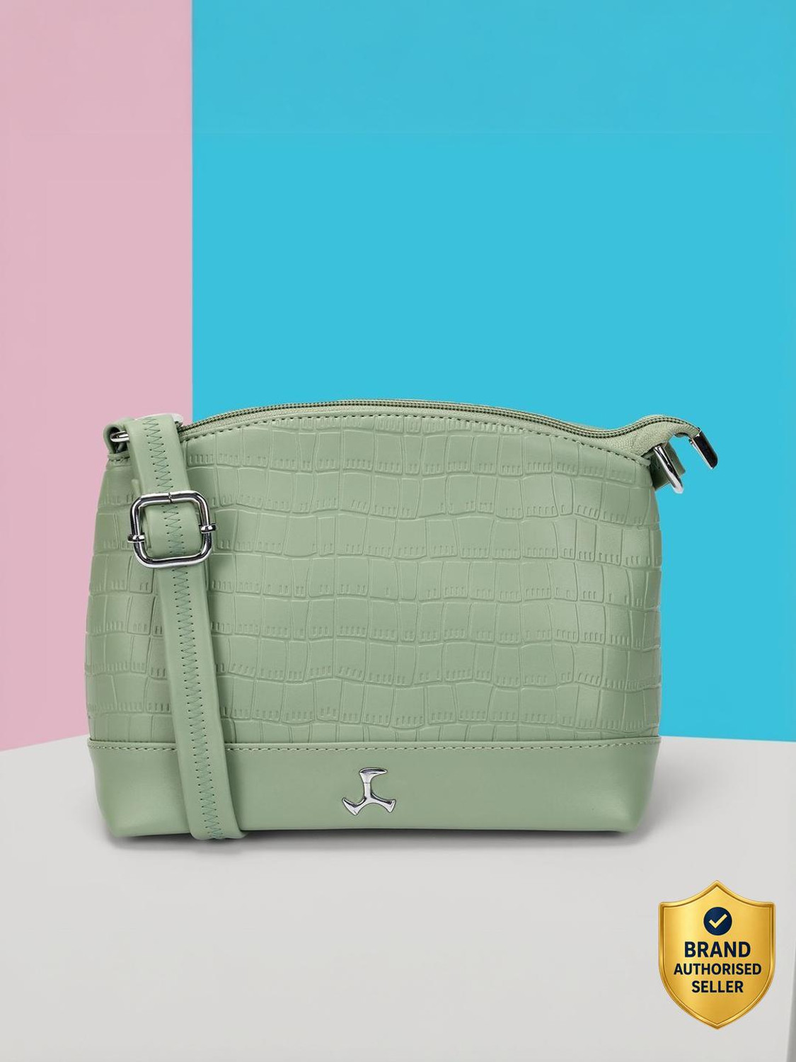 Image of MOCHI Green Sling Bag 66-778