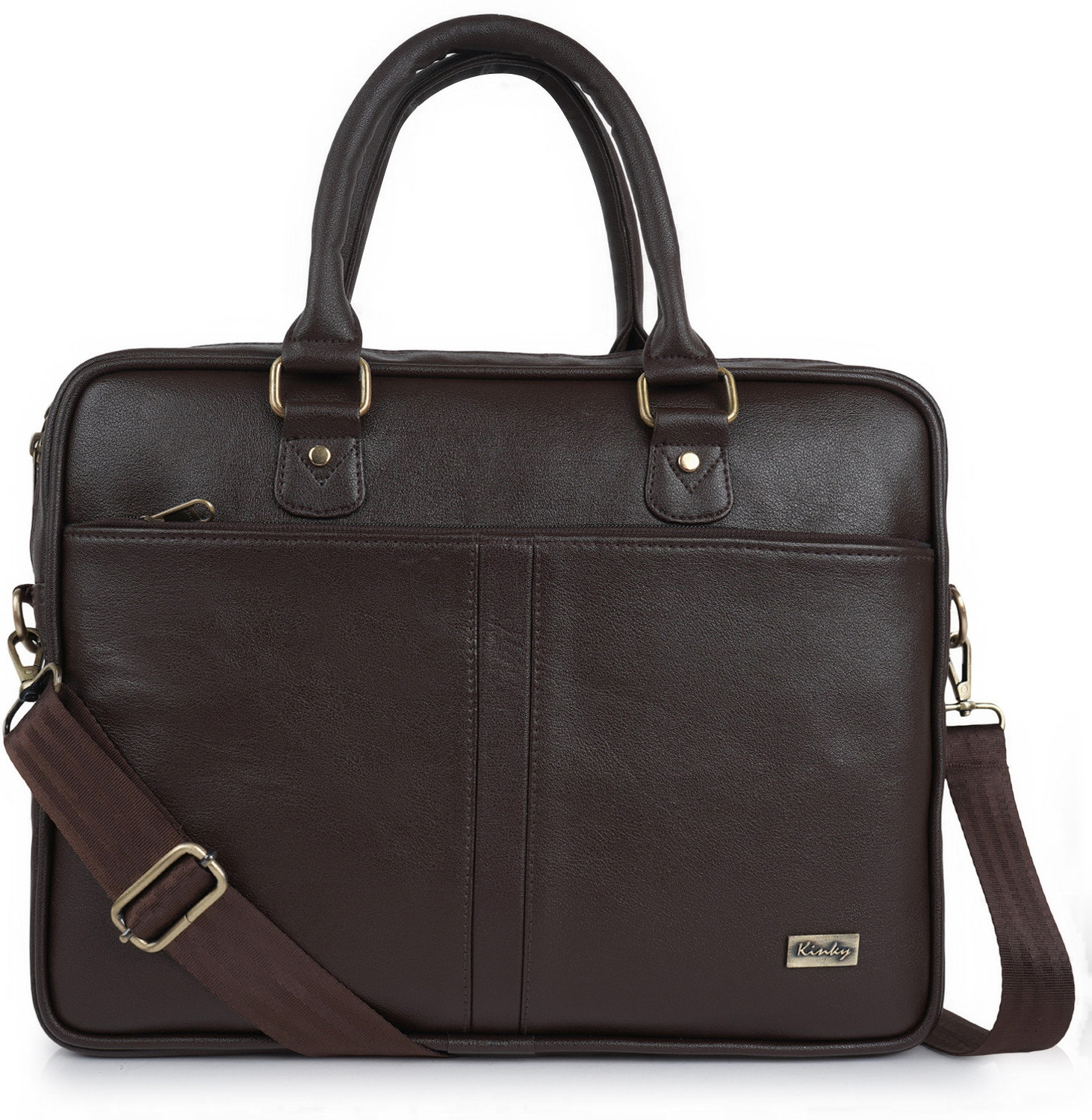 Kinky Brown Messenger Bag LAPTOP MESSENGER BAG