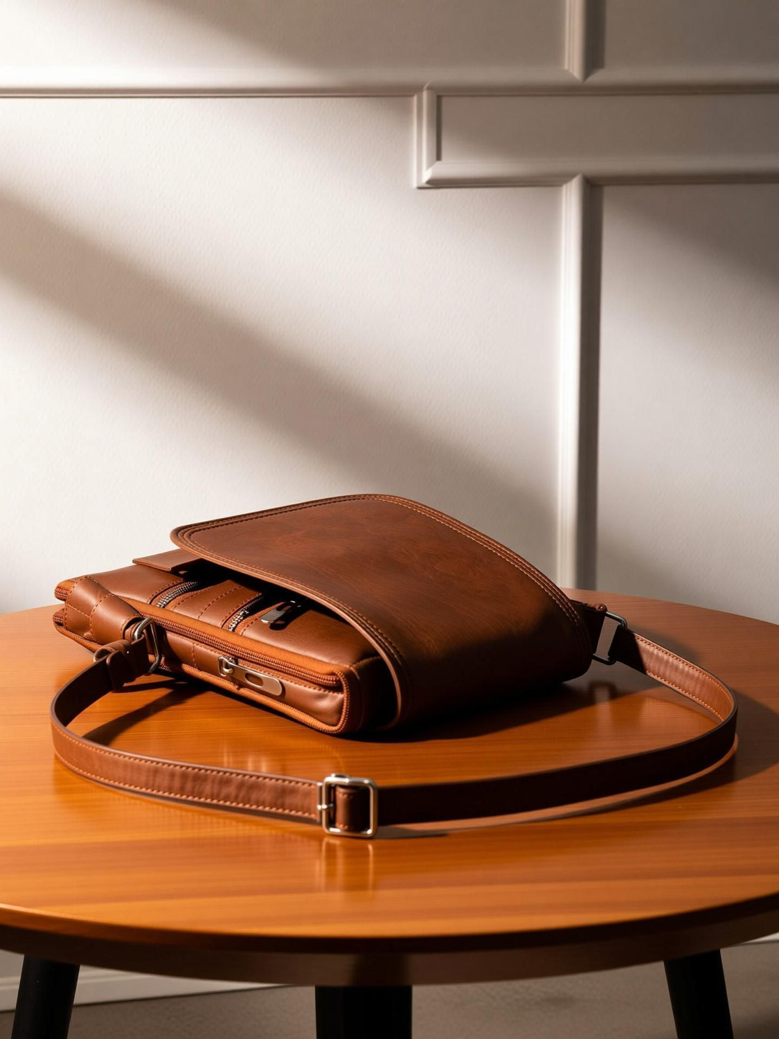 Image of Punto Uno Brown Sling Bag For Girls,Women