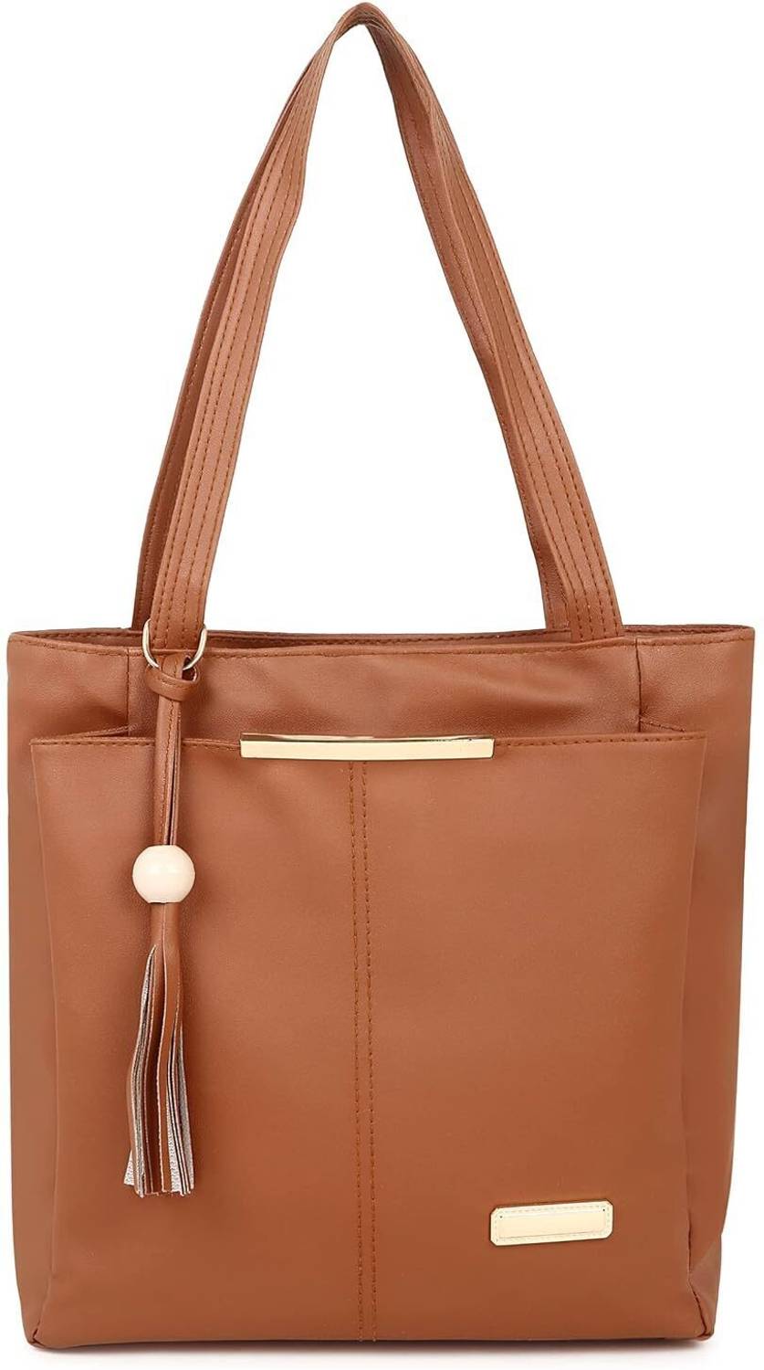 Chic Styles Brown Sling Bag Latest Premium PU Leather Women's Stylish Shoulder Handbag