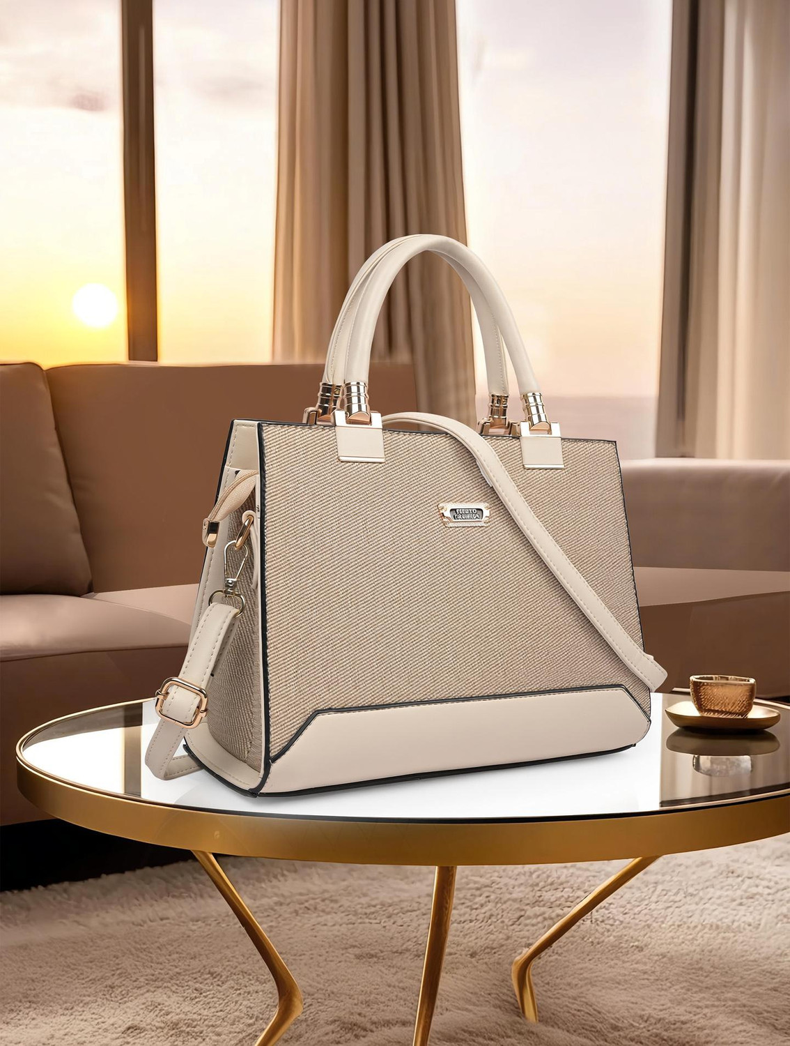 Image of Fiesto fashion Multicolor Hand-held Bag For women and Girls
