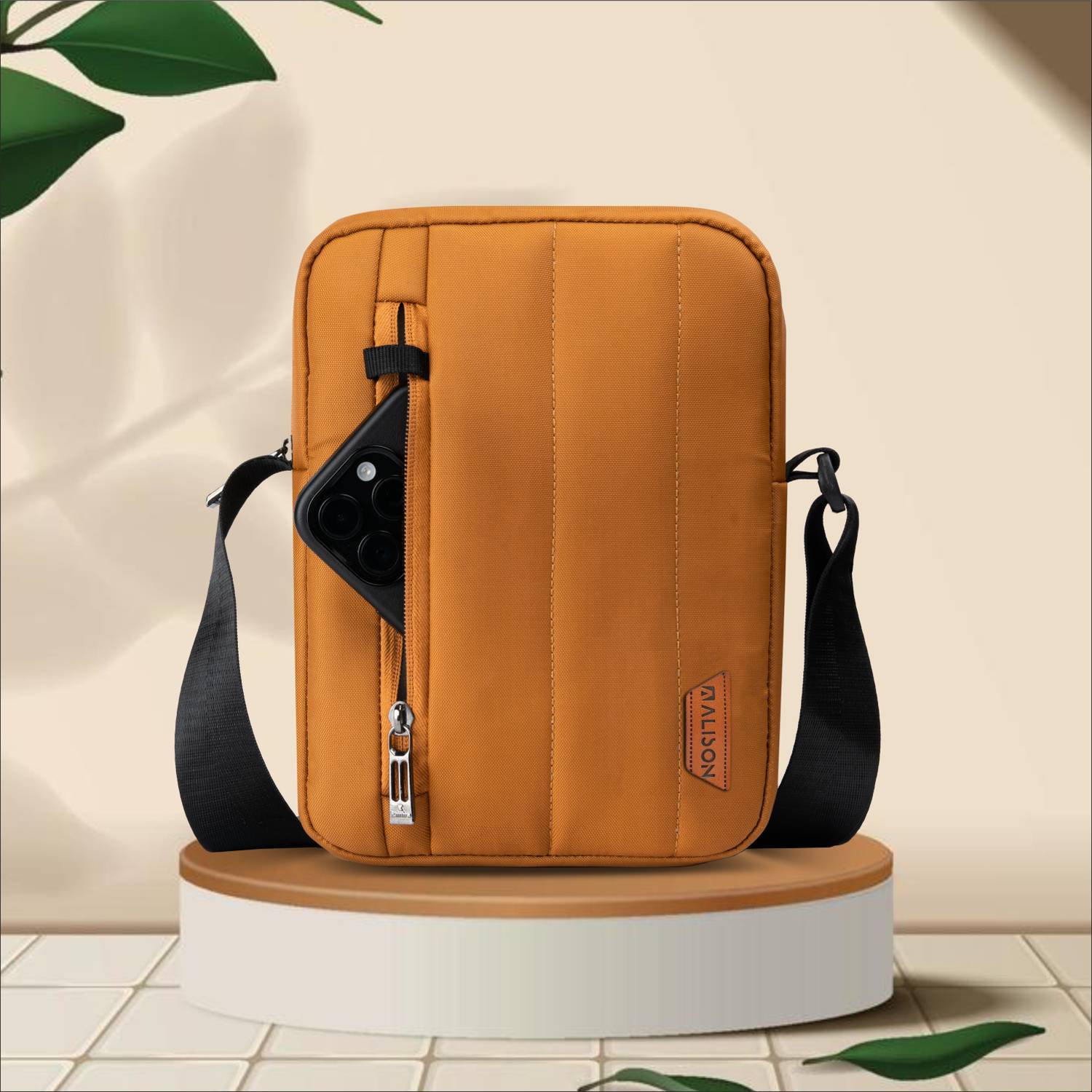 Alison Yellow Sling Bag Premium Collection Sling Bag For Men
