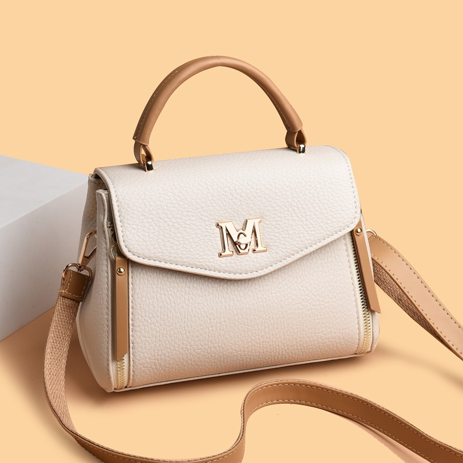 Image of Diva Dale Beige, Tan Sling Bag Stylish Trendy Premium Bag